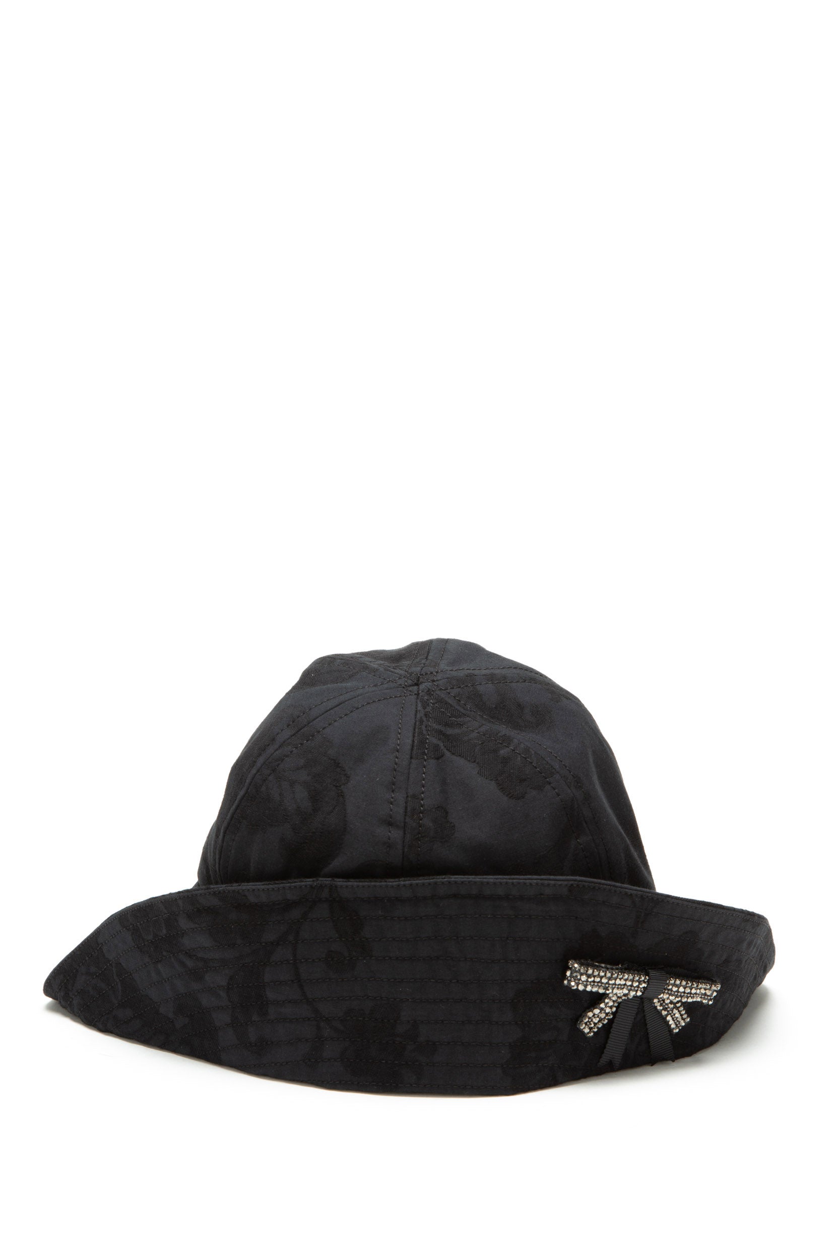 Cappello in Cotone Jaquard<BR/> 1445BTCJ BLACK ERDEM