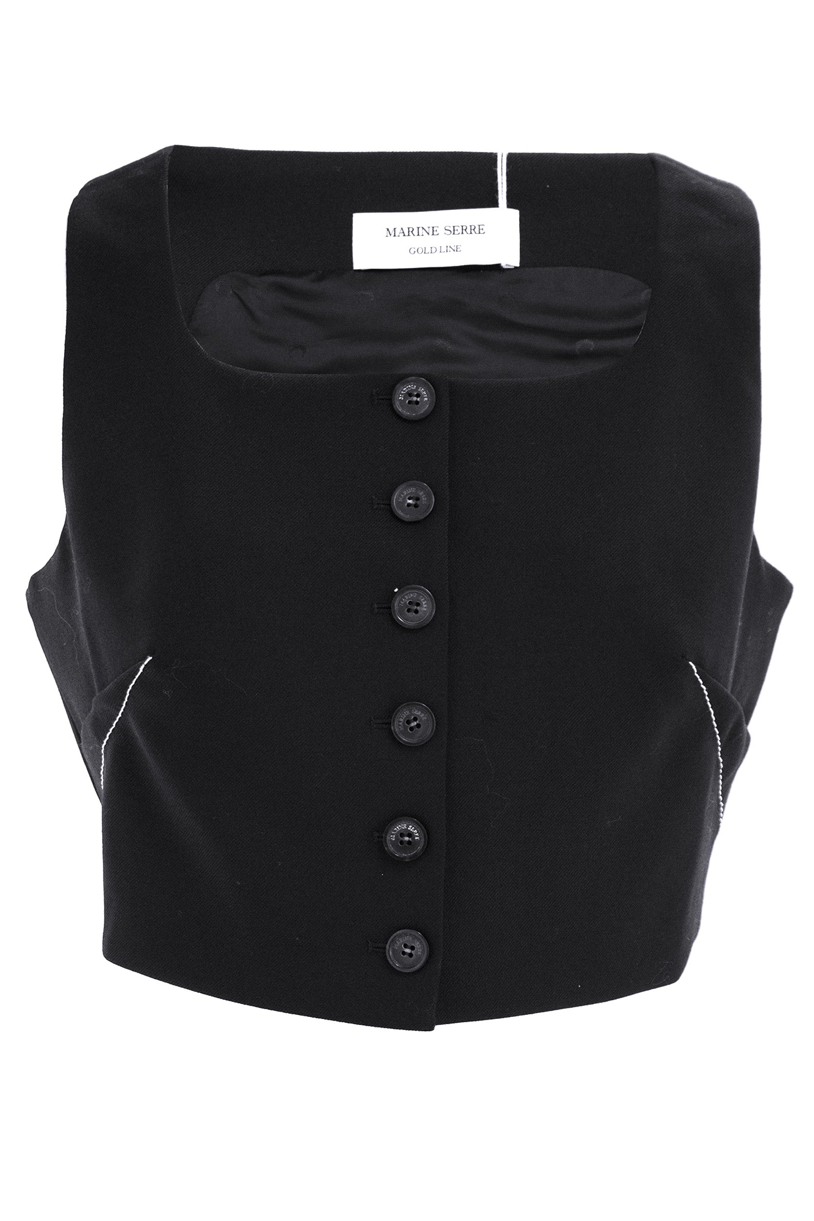 Top<BR/> WTO084 RWOV0001 BK99 MARINE SERRE