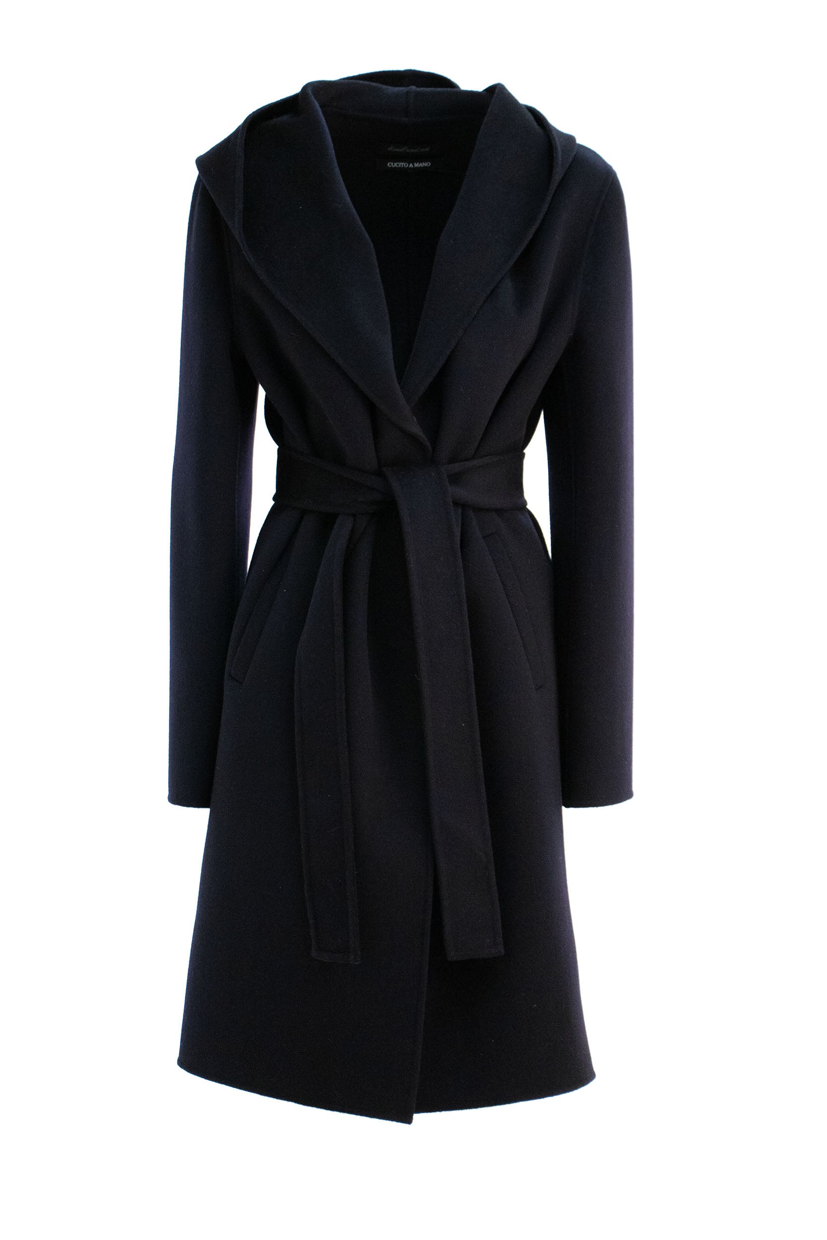 Cappotto<BR/> ARF620 NAVY ALMAROSA FUR