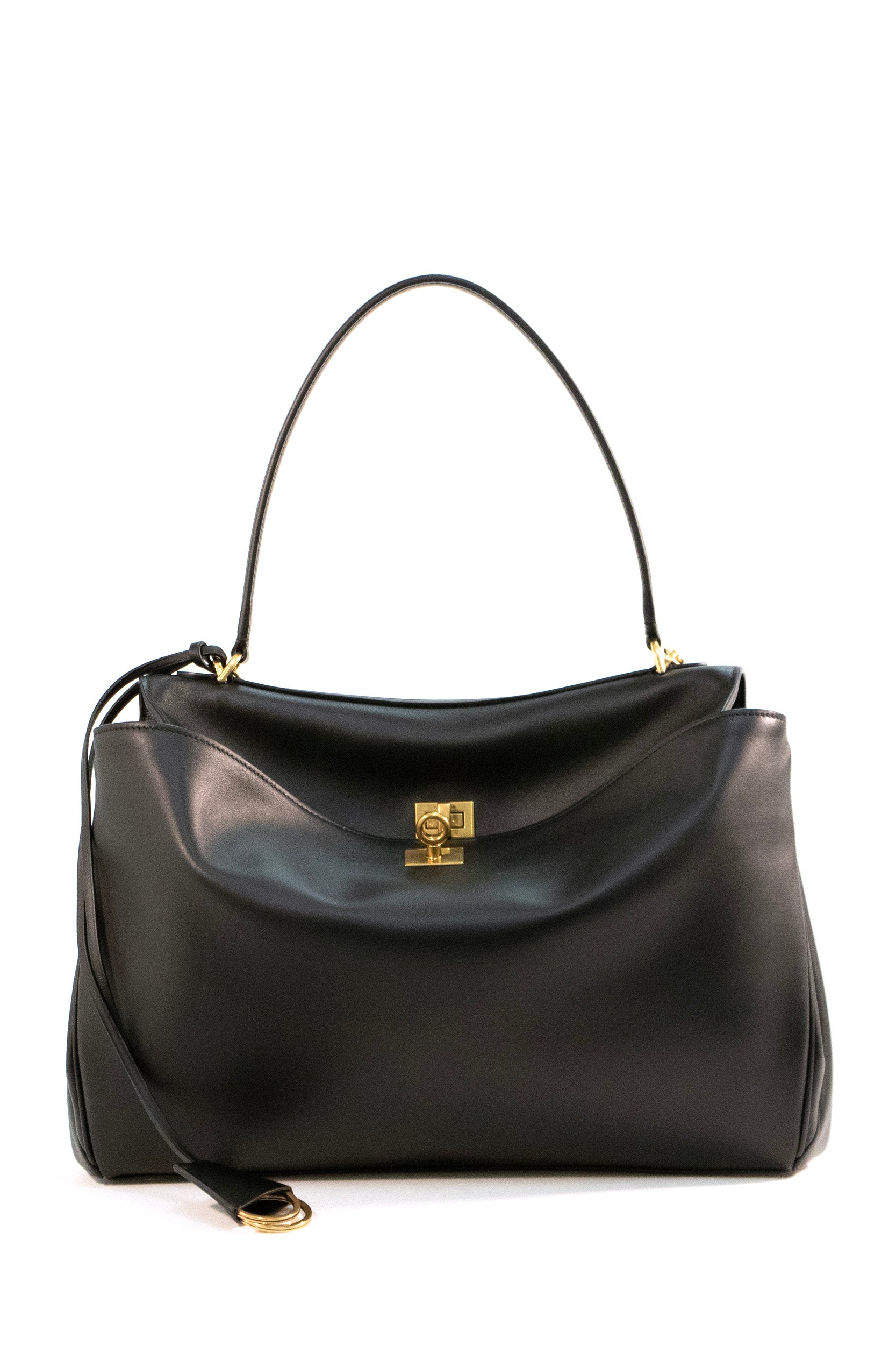 Borsa Rodeo Media in pelle colore nero<BR/> 789772 2AA4V 1000 BALENCIAGA