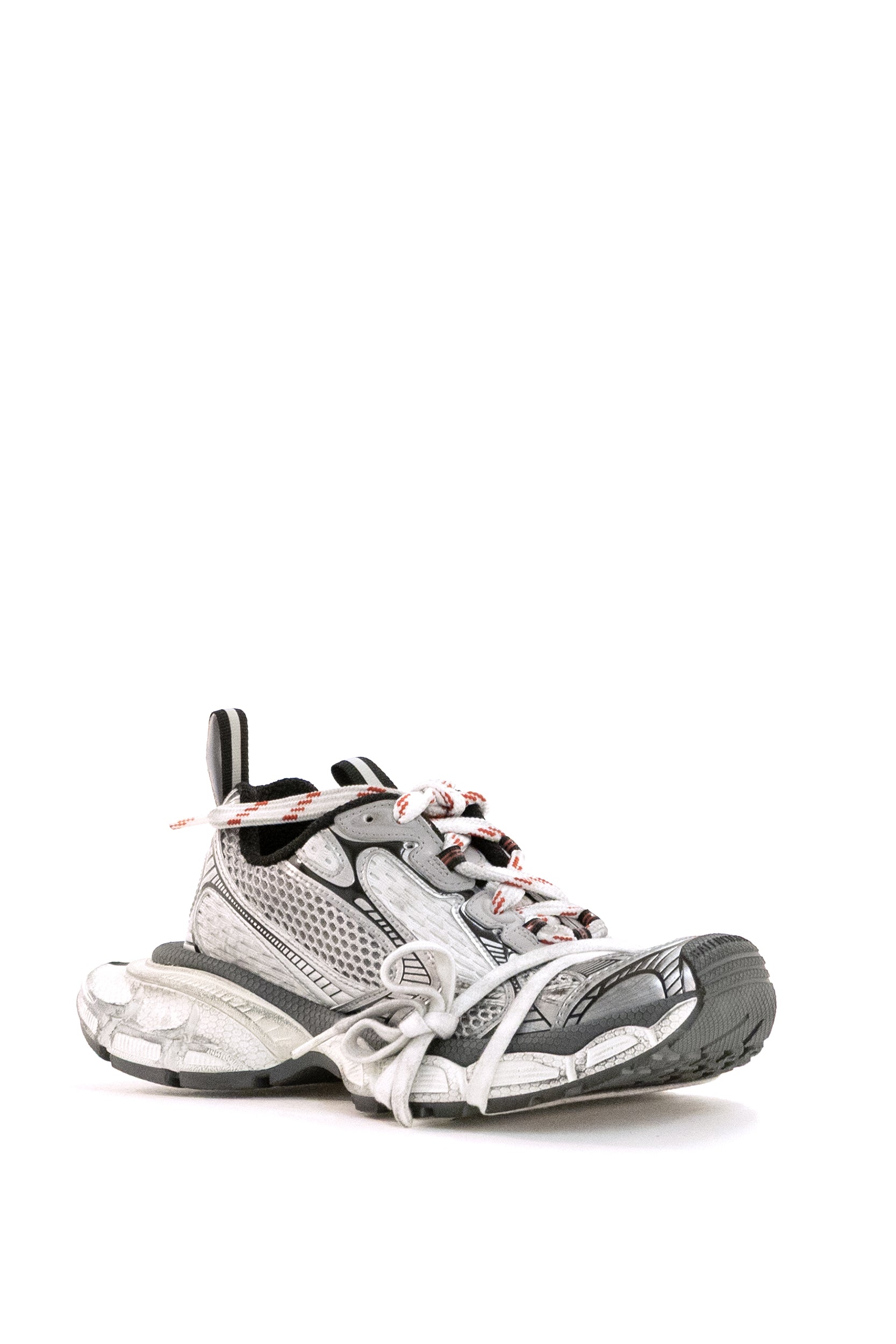 Sneakers 3XL Gradient in mesh e gomma di colore grigio e nero<BR/> 734731 W3XL5 1219 BALENCIAGA