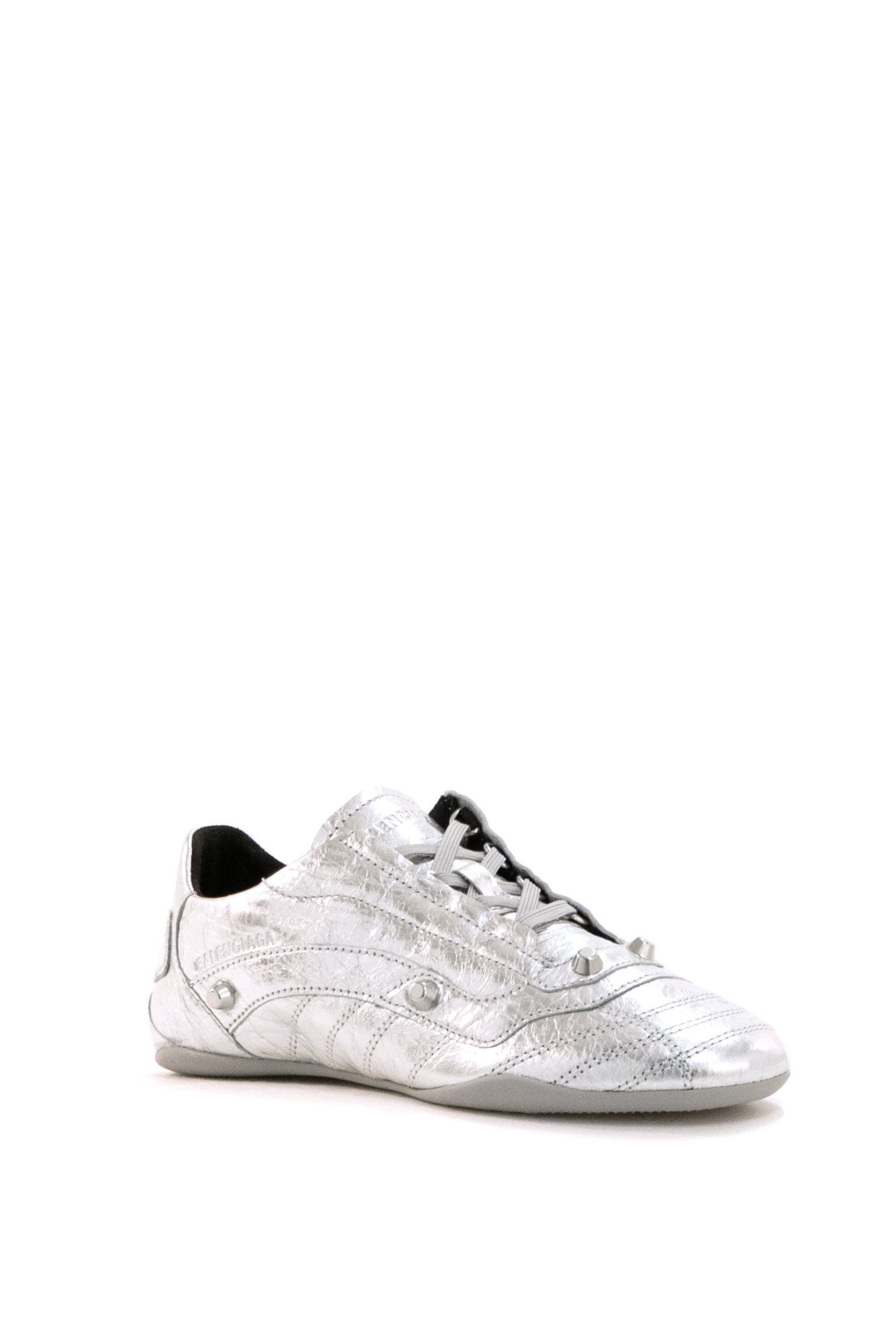 Sneakers City in pelle Arena di colore argento<BR/> 856693 WZCYL 8800 BALENCIAGA