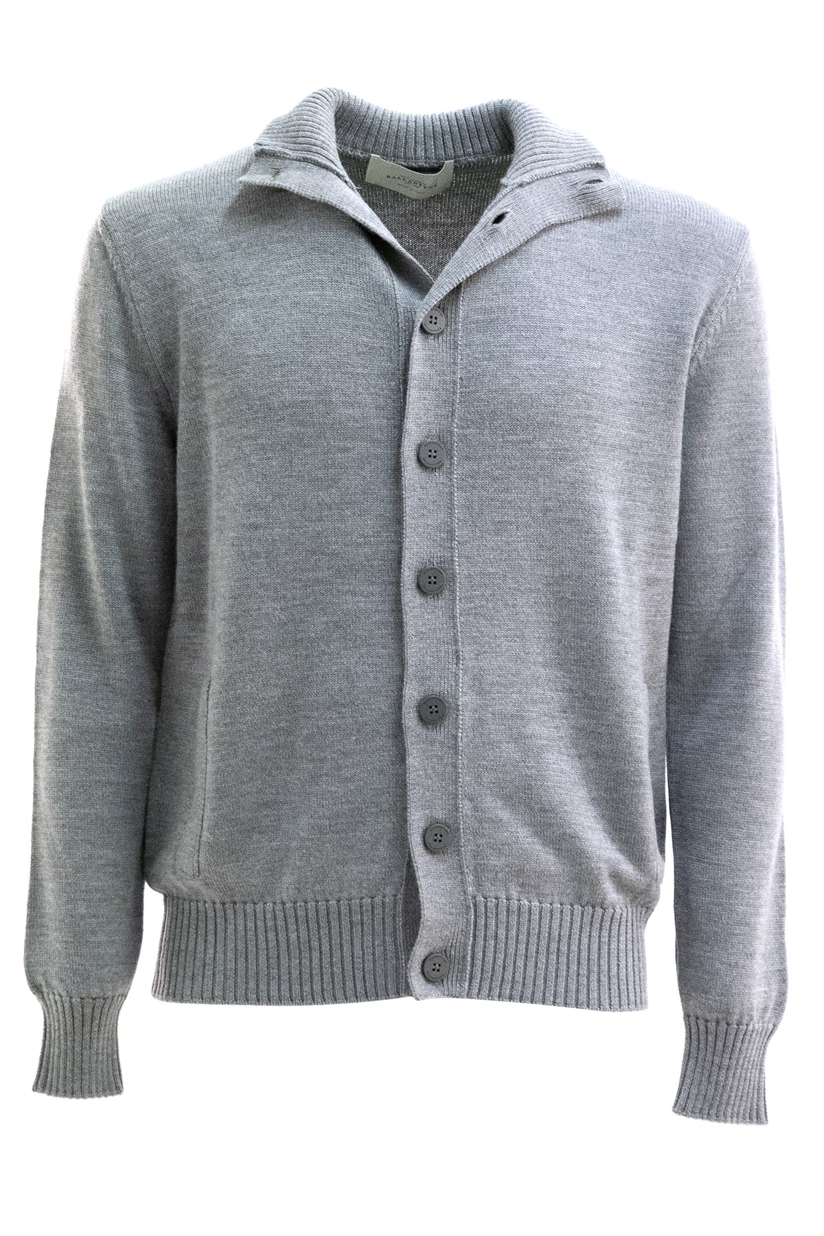 BALLANTYNE Cardigan in Lana, Grigio