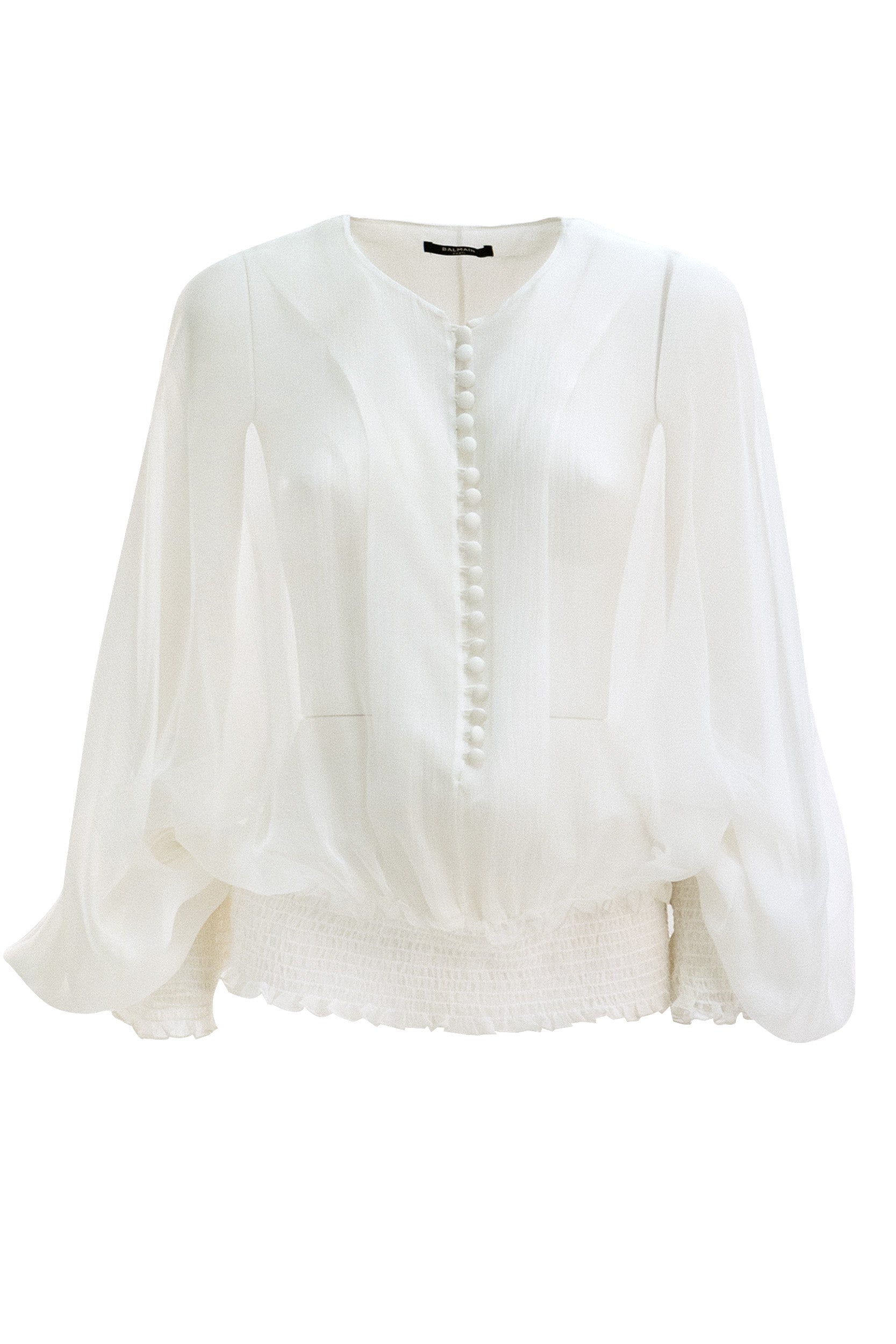 Camicia in Seta<BR/> HF1HR156SB03 0FA BALMAIN