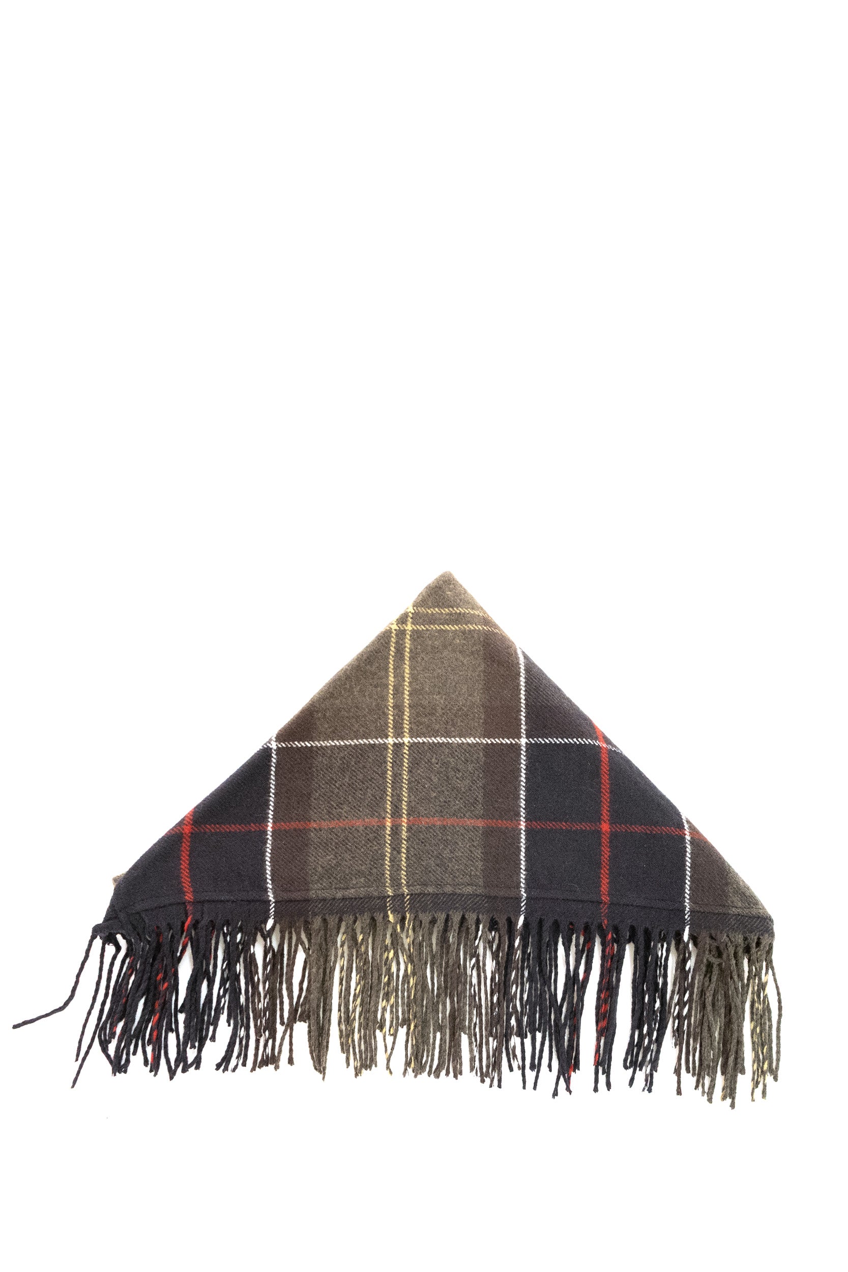 Sciarpa in tartan color verde<BR/> LSC0499 LSC TN11 BARBOUR