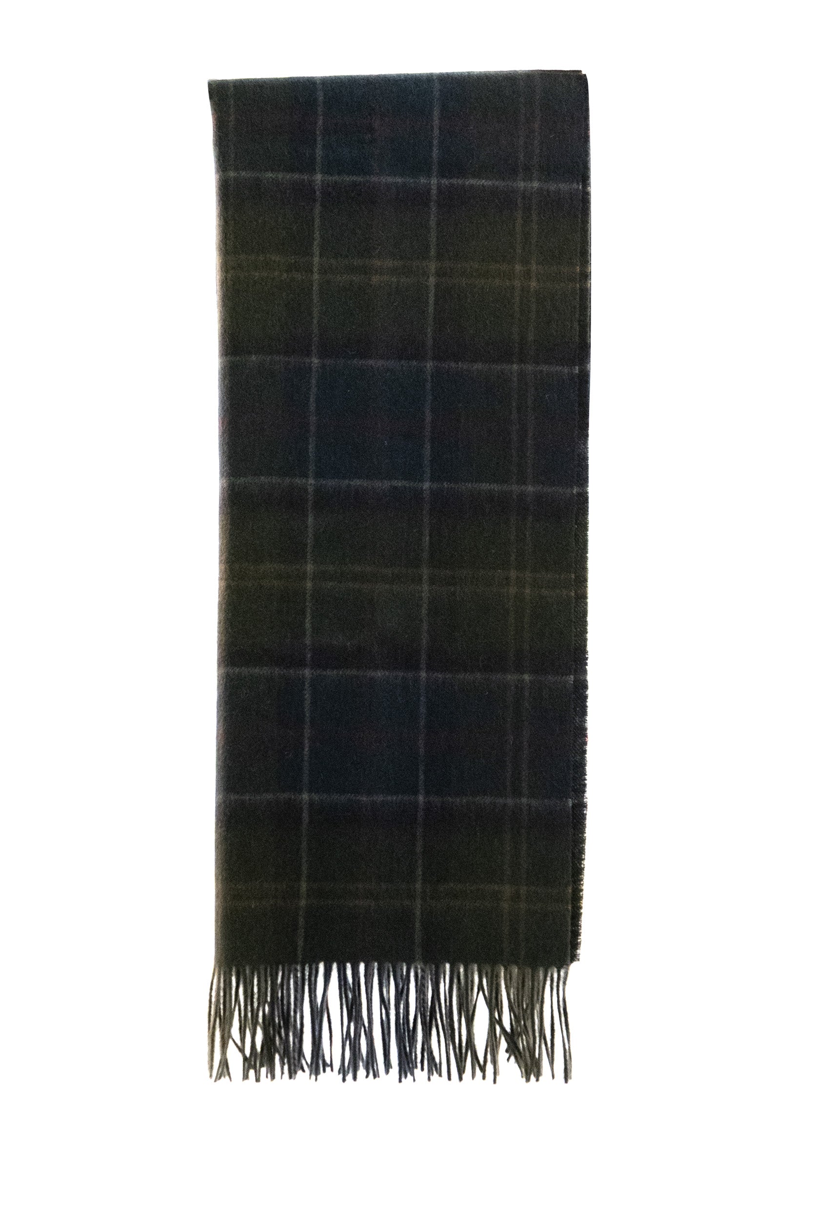 Sciarpa Braden in tartan di colore verde<BR/> USC0386 USC TN43 BARBOUR