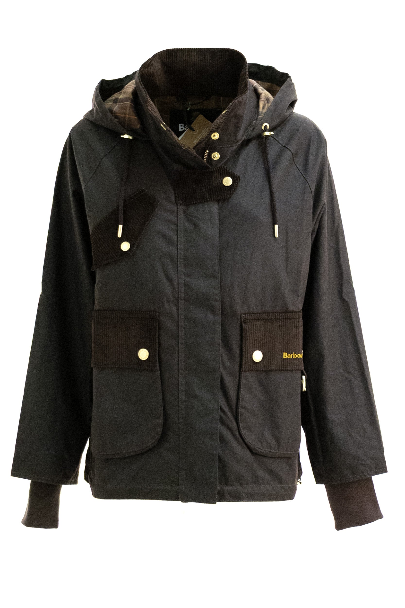 Giacca cerata Willowmere di colore marrone<BR/> LWX1569 LWX RU91 BARBOUR