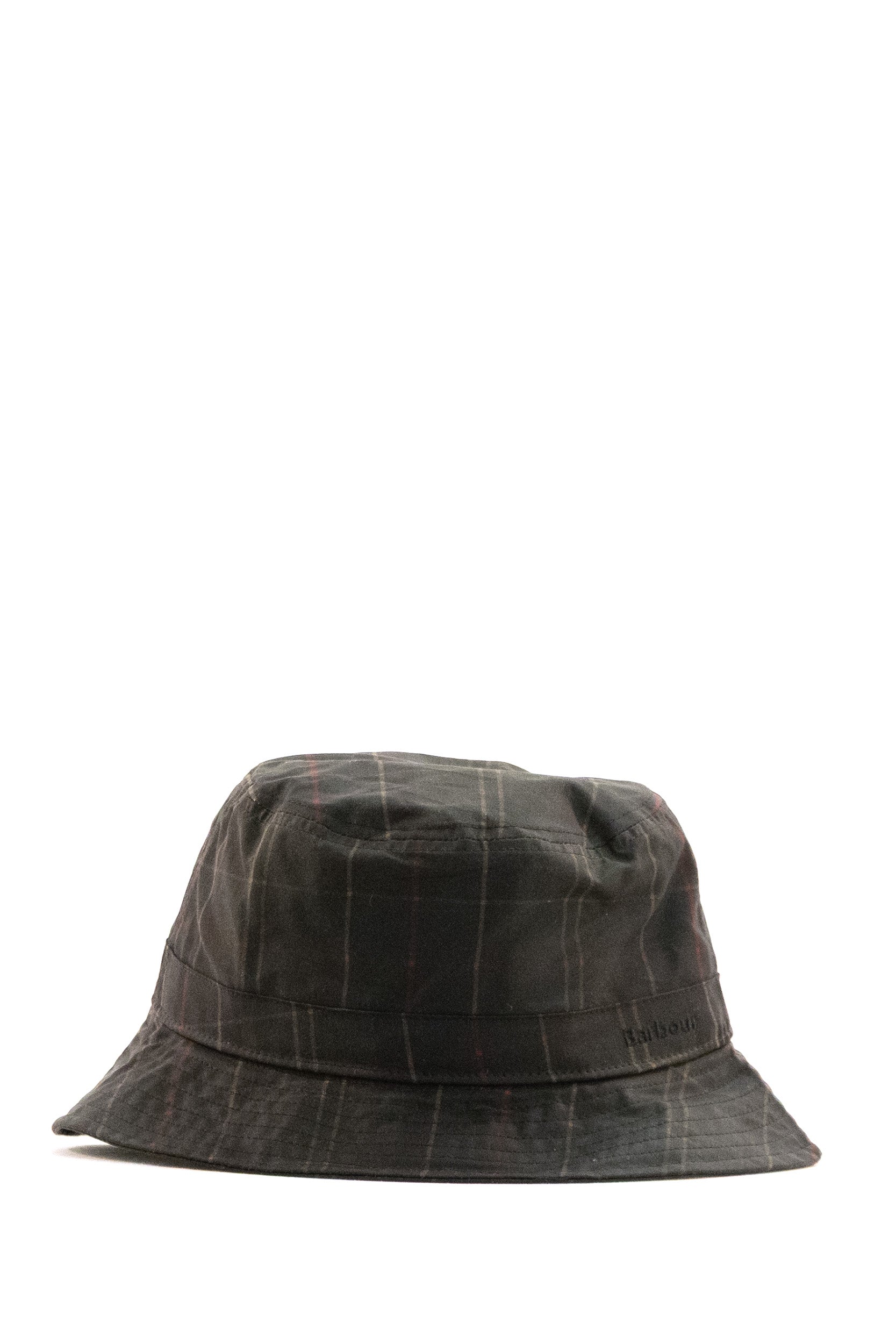 Cappello da pescatore Haydon in tartan di colore verde<BR/> MHA0976 MHA 0L91 BARBOUR