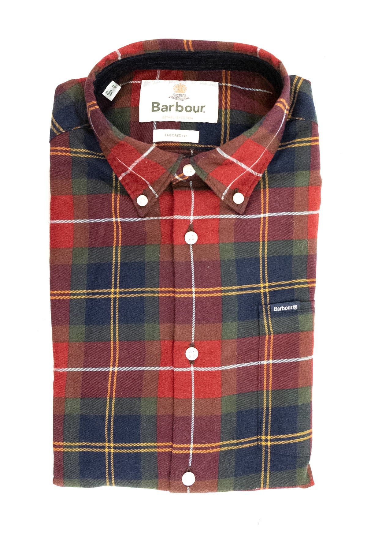 BARBOUR Fortrose Shirt in Red Tartan