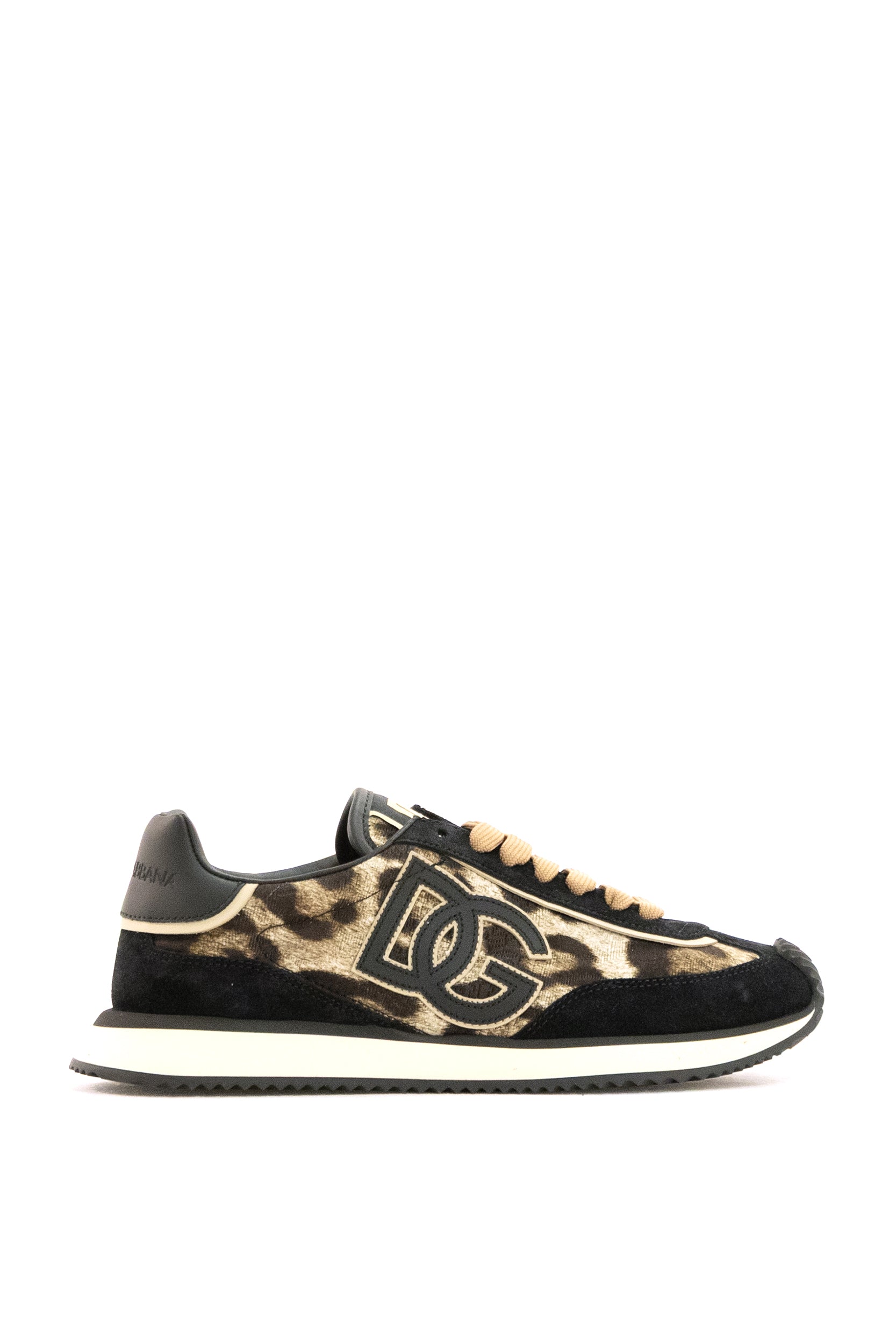Sneakers DG Cushion in tessuto stampa Leo<BR/> CK2288 A3L89 HY13M DOLCE & GABBANA