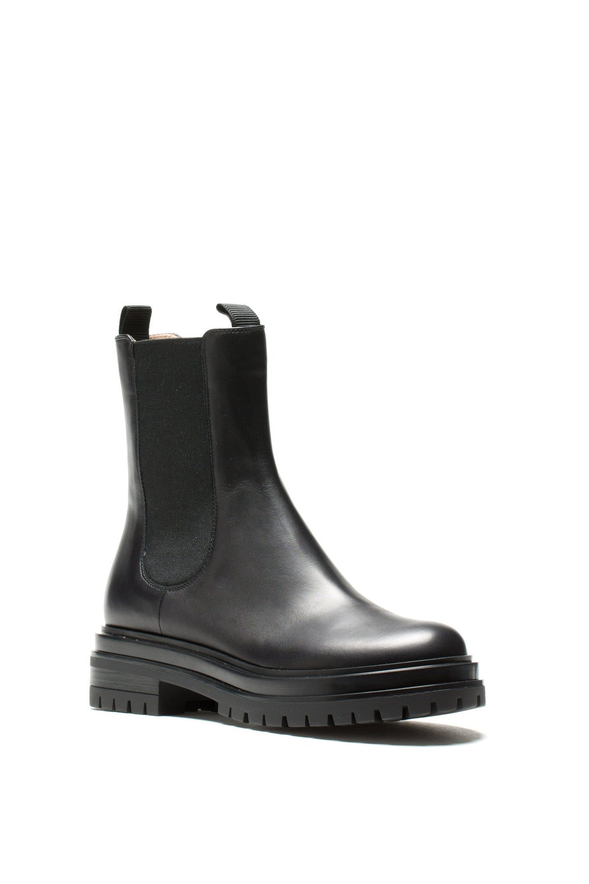 GIANVITO ROSSI Chester black premium leather ankle boots, view 2