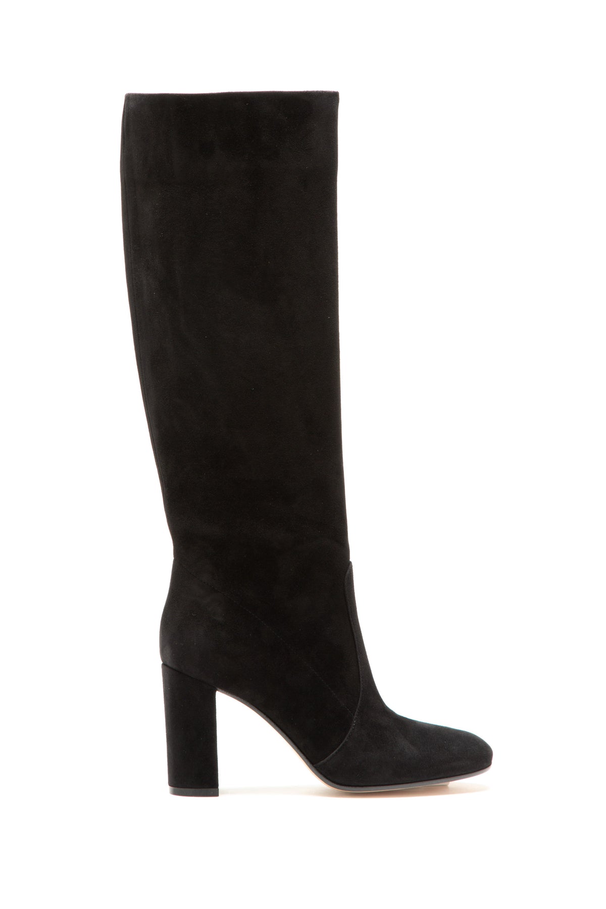 GIANVITO ROSSI Stivali pull-on in suede color nero