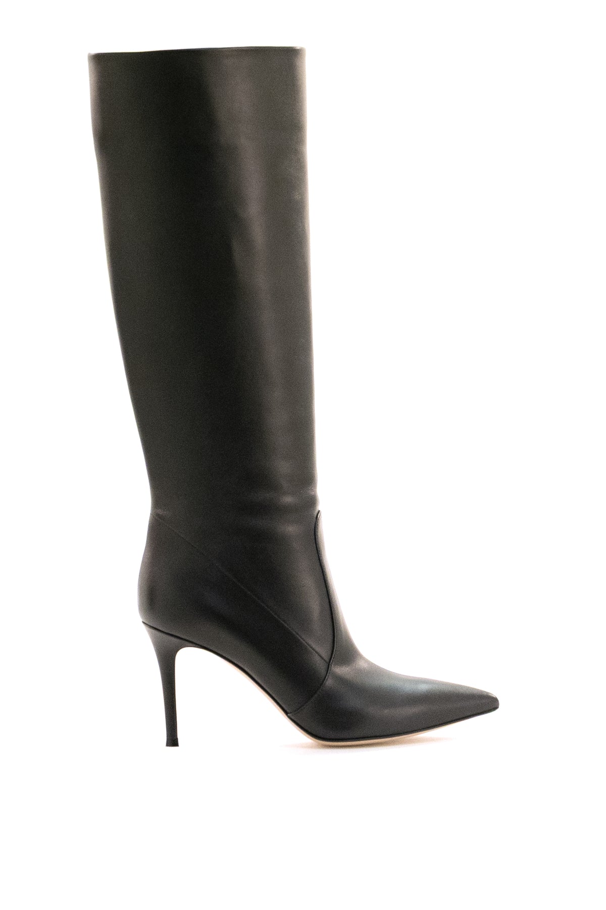 GIANVITO ROSSI Stivali Hansen in pelle di colore nero