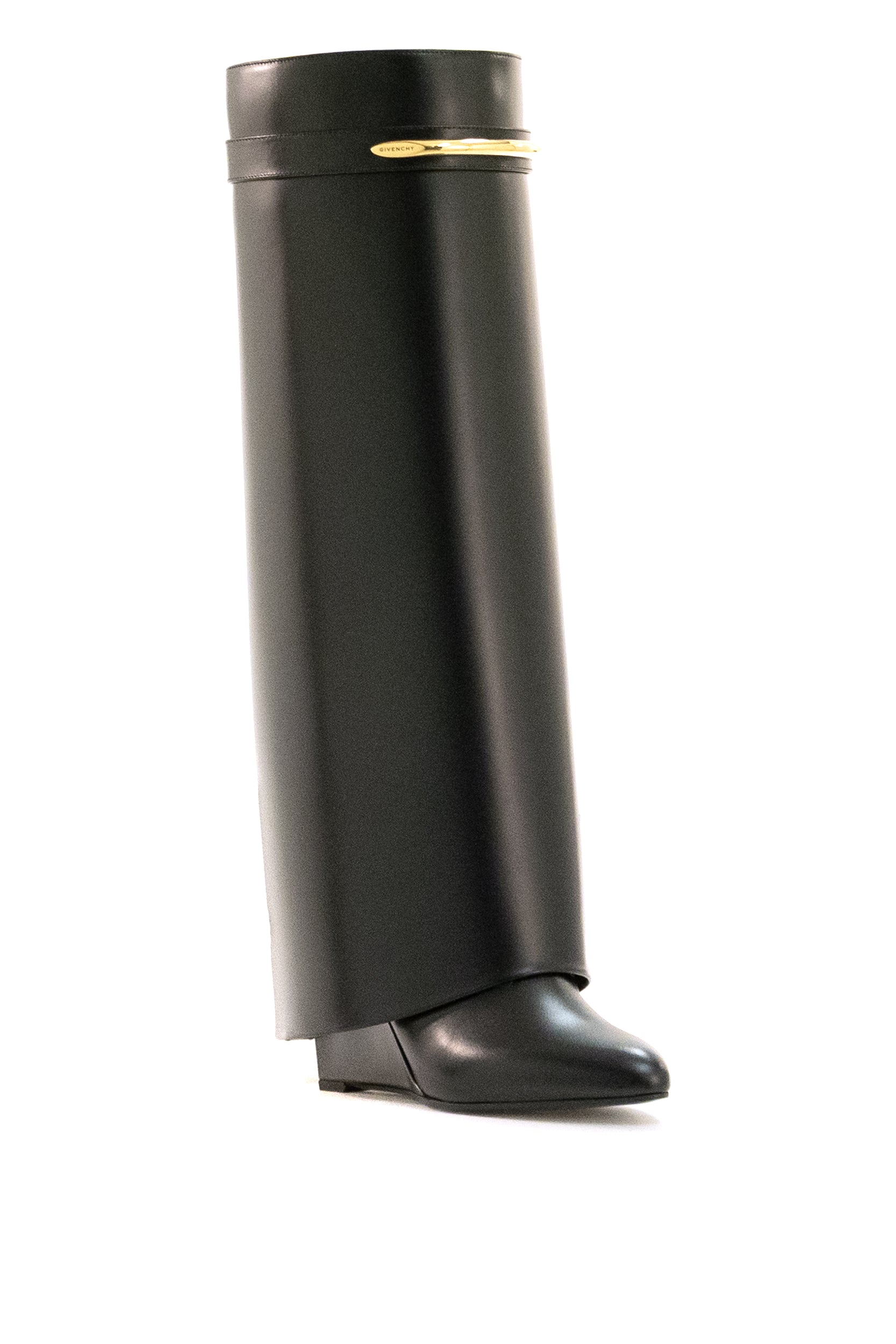 Stivali Shark Pinch in pelle di colore nero<BR/> BE703XE1J7 001 GIVENCHY