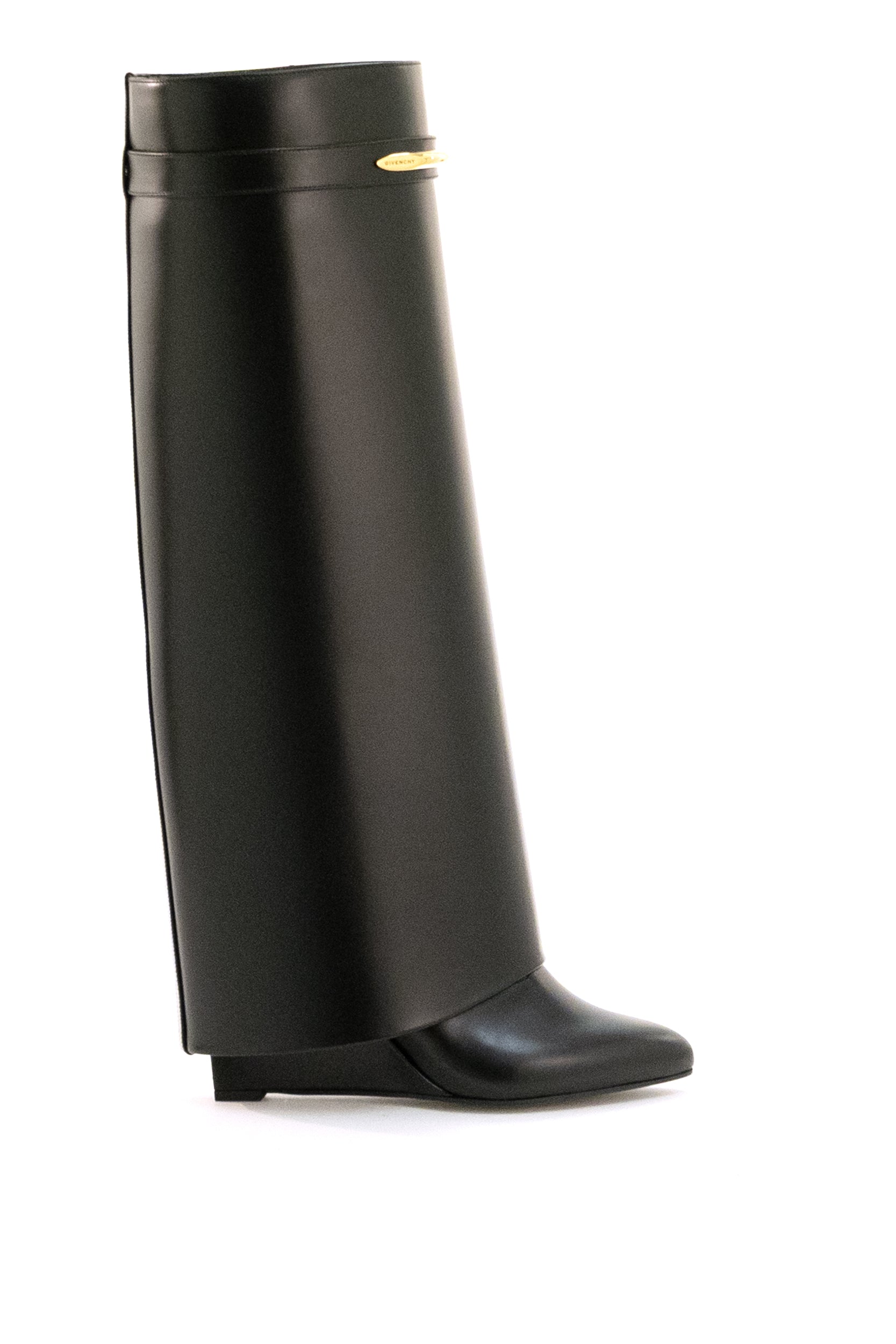 Stivali Shark Pinch in pelle di colore nero<BR/> BE703XE1J7 001 GIVENCHY