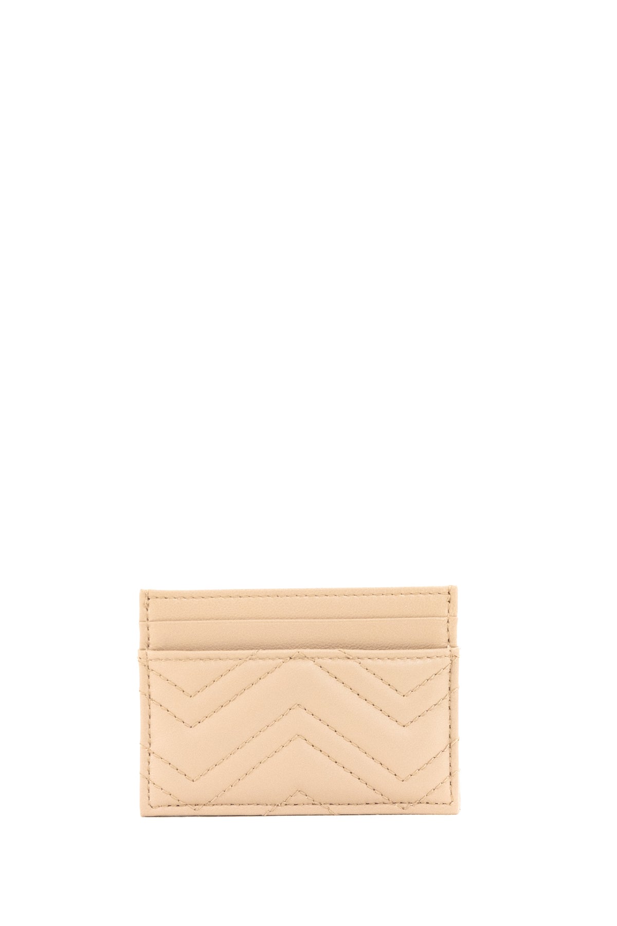 GUCCI Portacarte GG Marmont in Nappa colore rosa, vista 2