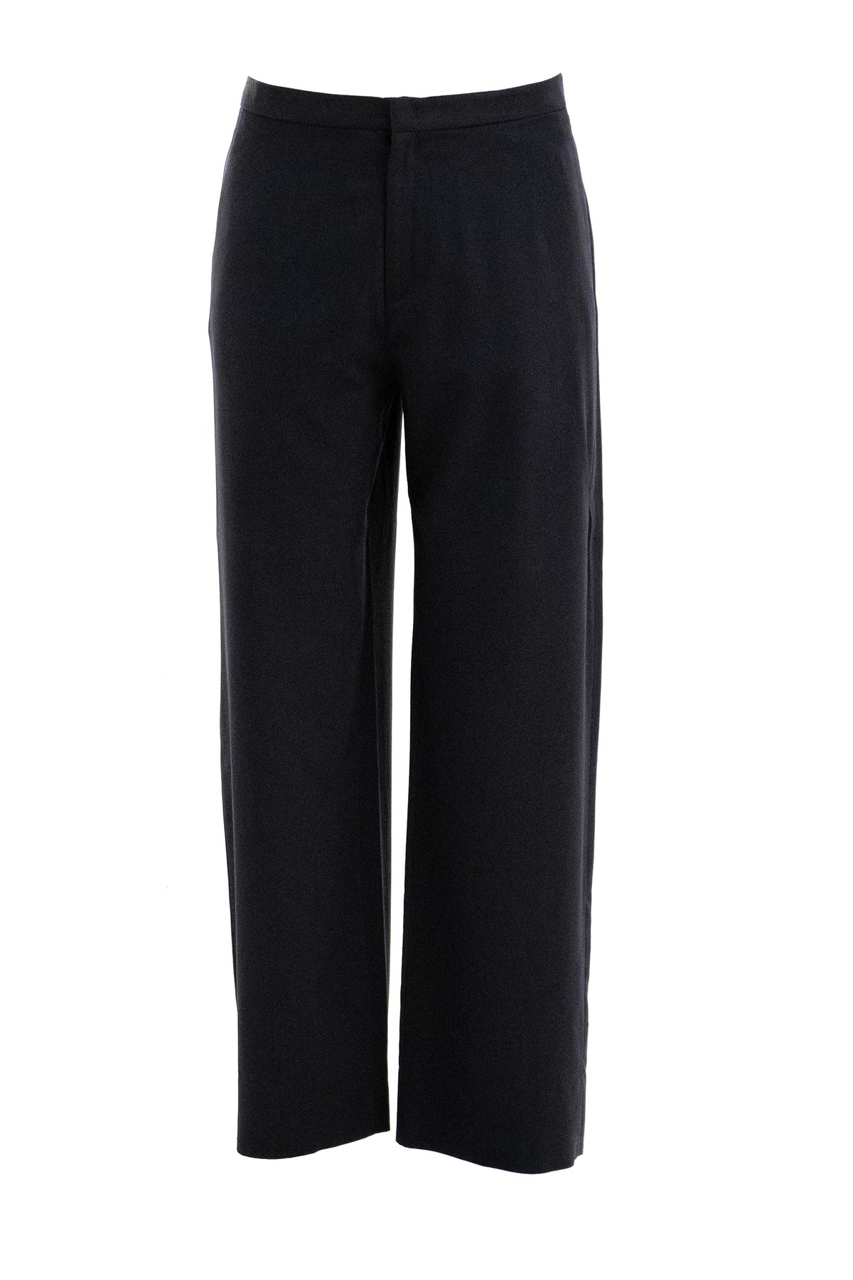 GUCCI Pantaloni in seta di colore blu scuro