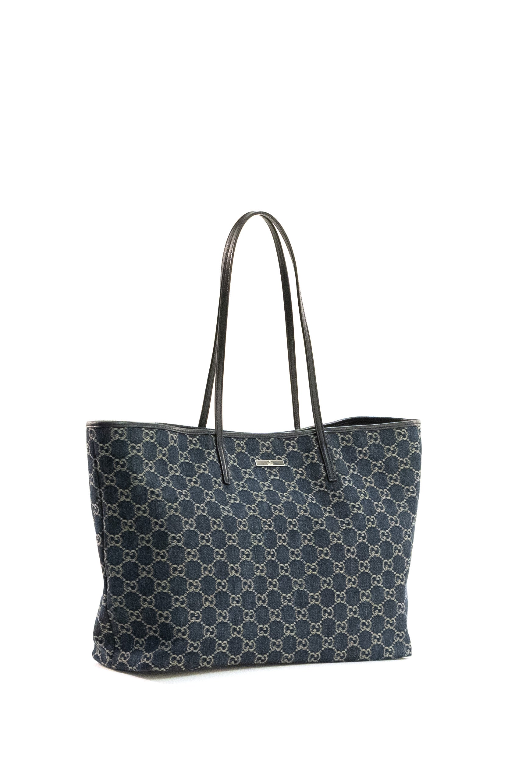 Borsa shopping Tribeca grande in denim GG blu délavé<BR/> 874745 FAF8V 4042 GUCCI