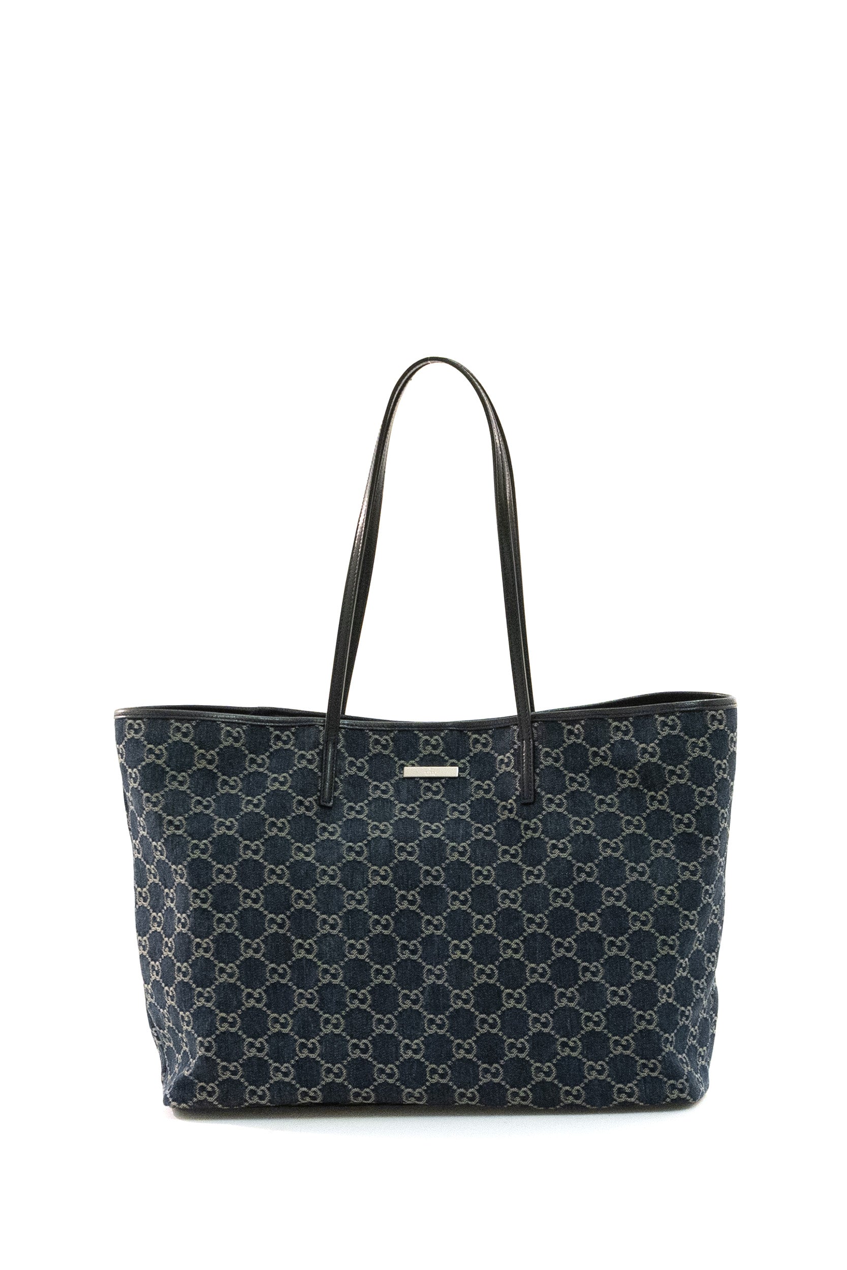 Borsa shopping Tribeca grande in denim GG blu délavé<BR/> 874745 FAF8V 4042 GUCCI