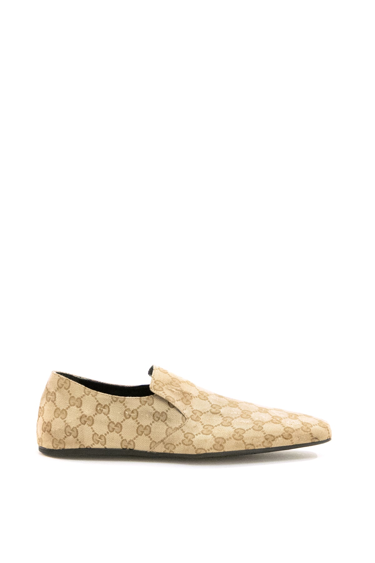 GUCCI Mocassini Cupertino in tessuto GG di colore beige