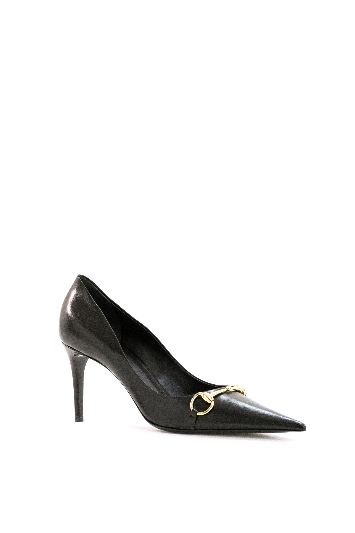 GUCCI Black leather pumps, view 2