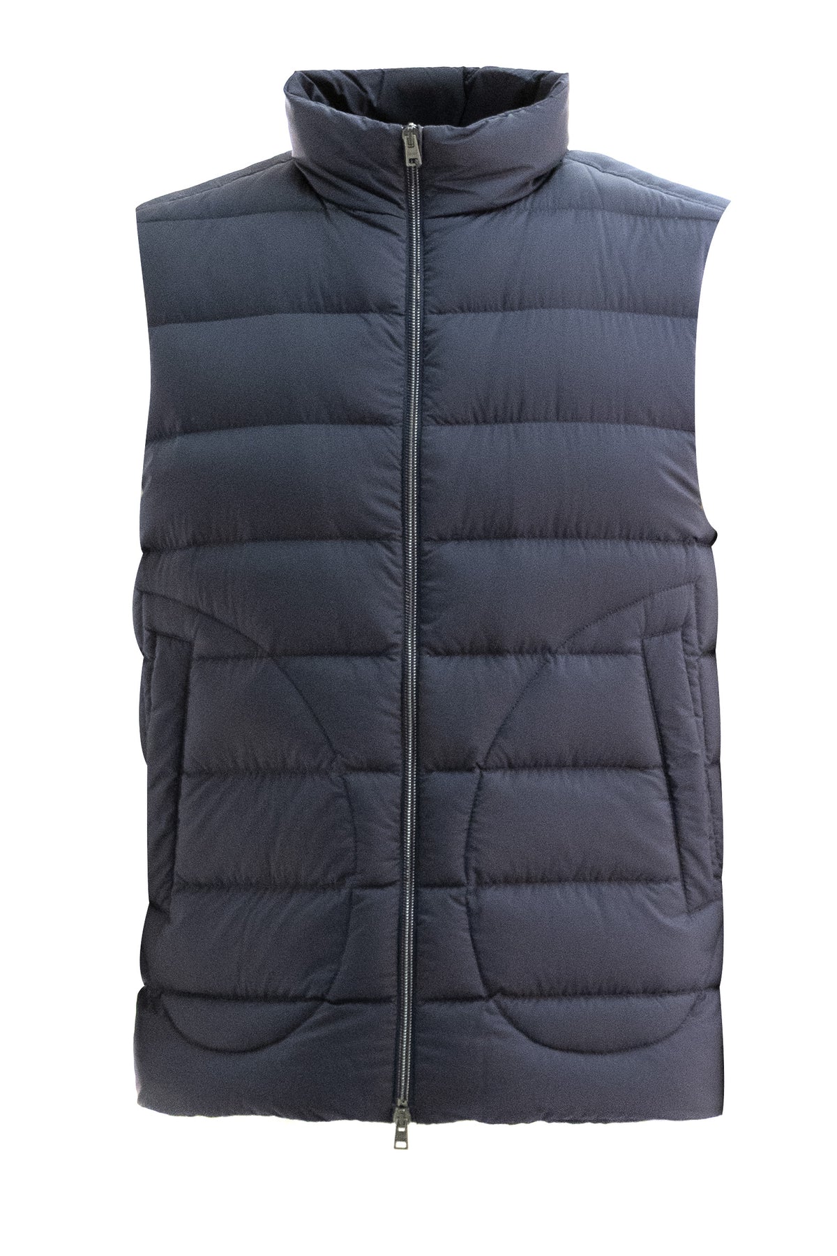HERNO Gilet in nylon di colore blu