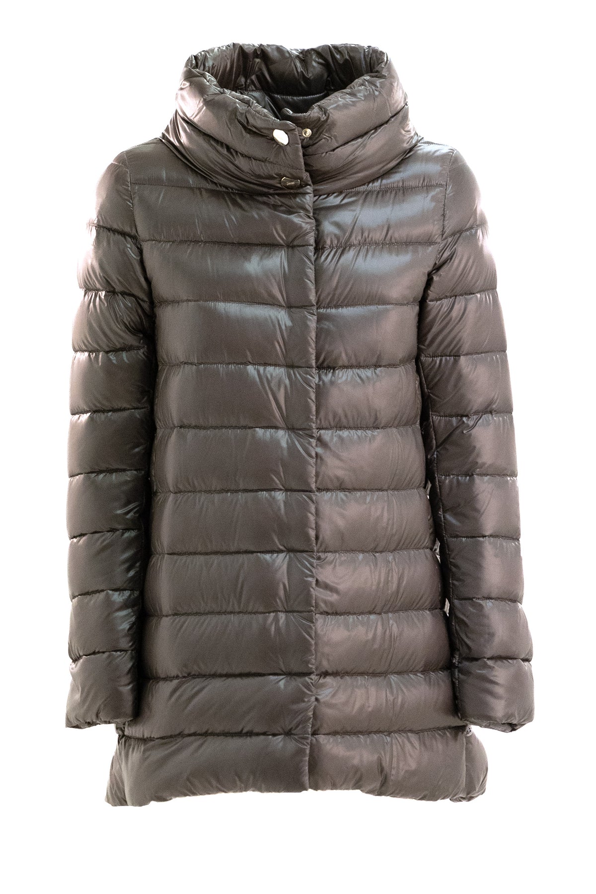 HERNO Piumino in nylon ultralight di colore grigio