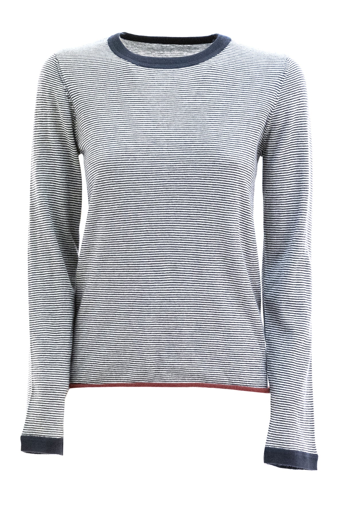 MAJESTIC Maglia in cashmere di colore blu