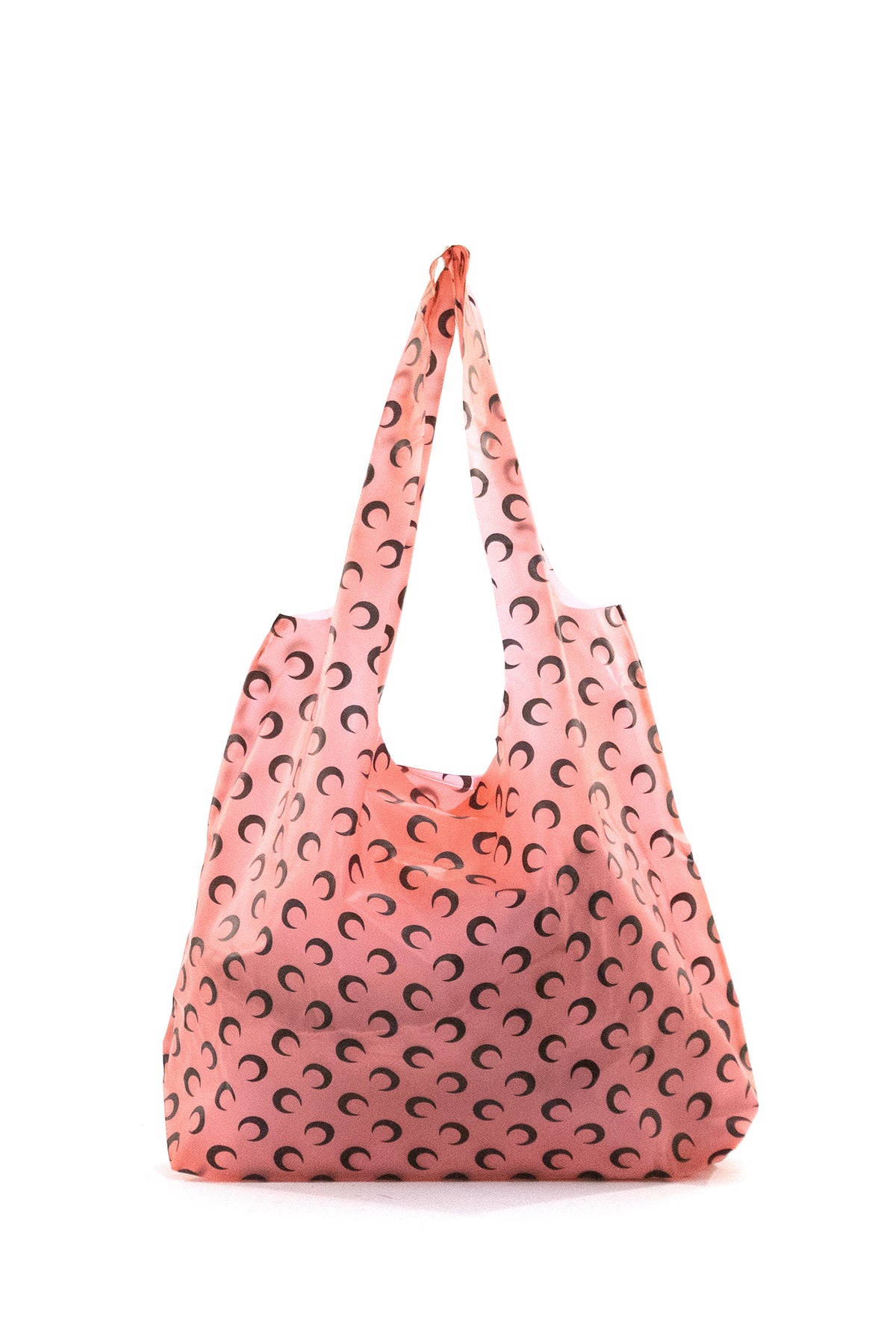 MARINE SERRE Red and black Moon shopping bag, Pink/black