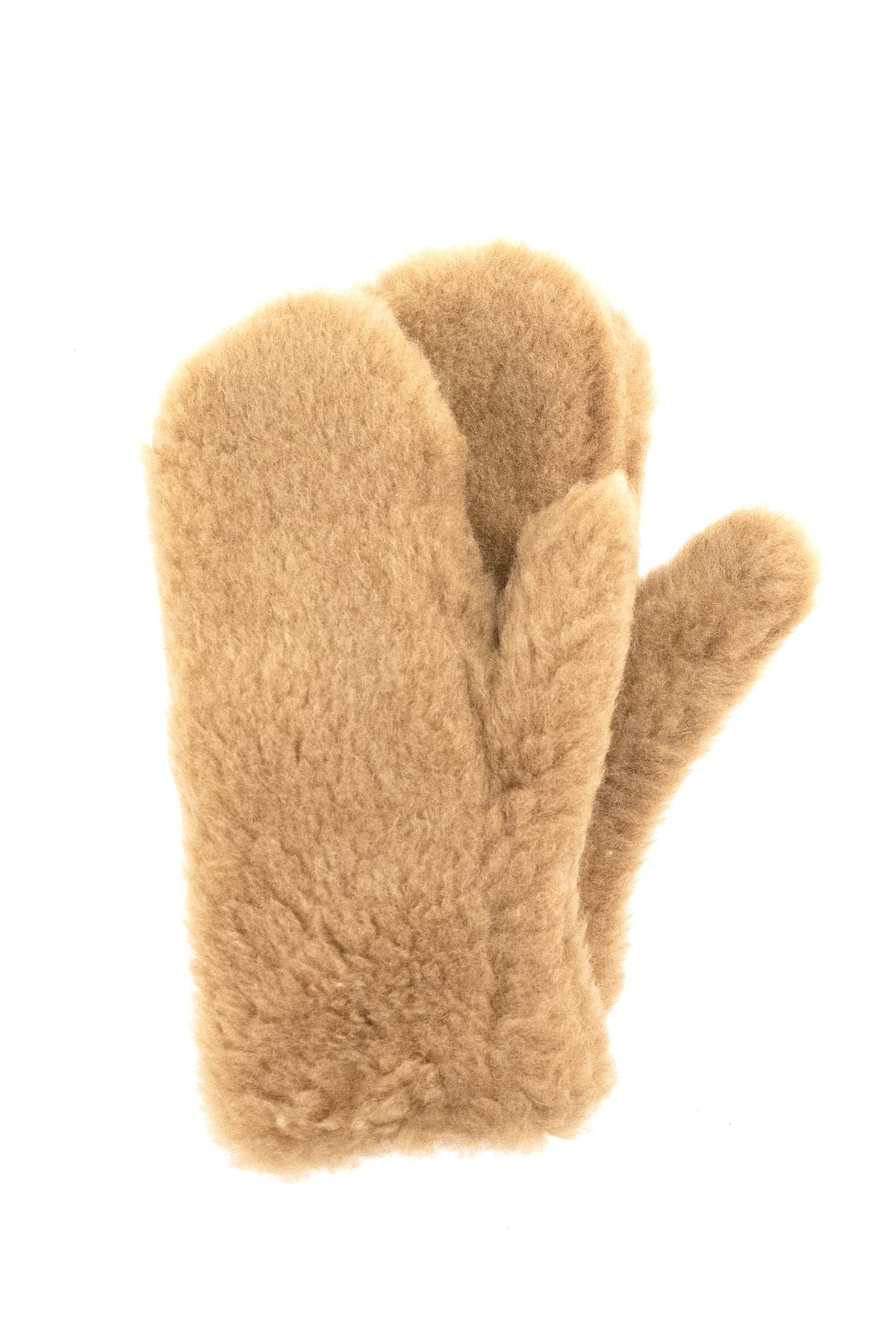MAX MARA Muffole in Teddy color cammello, Beige, vista 2