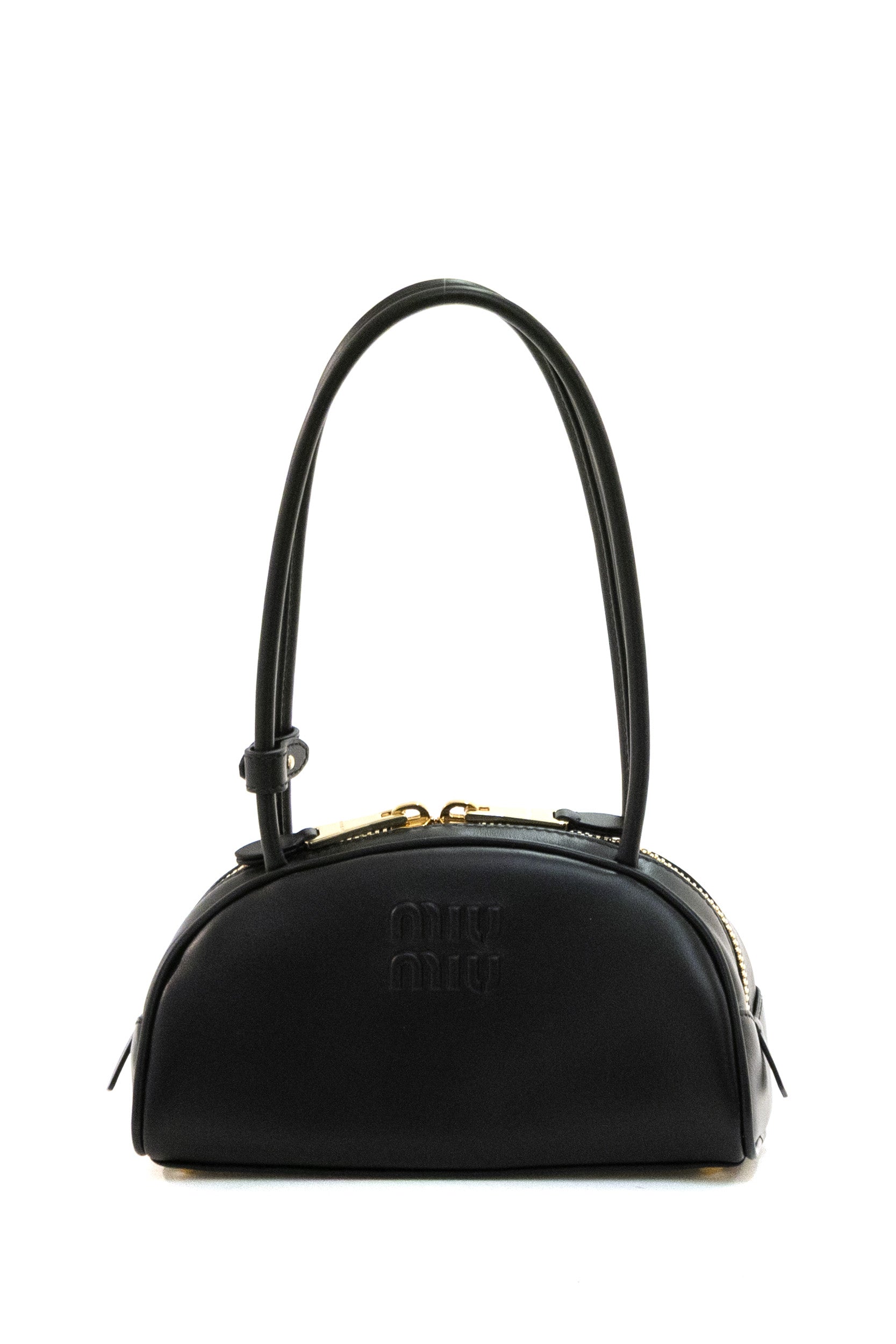 Borsa Beau in Pelle colore nero 5BB192 2CRW F0002 MIU MIU