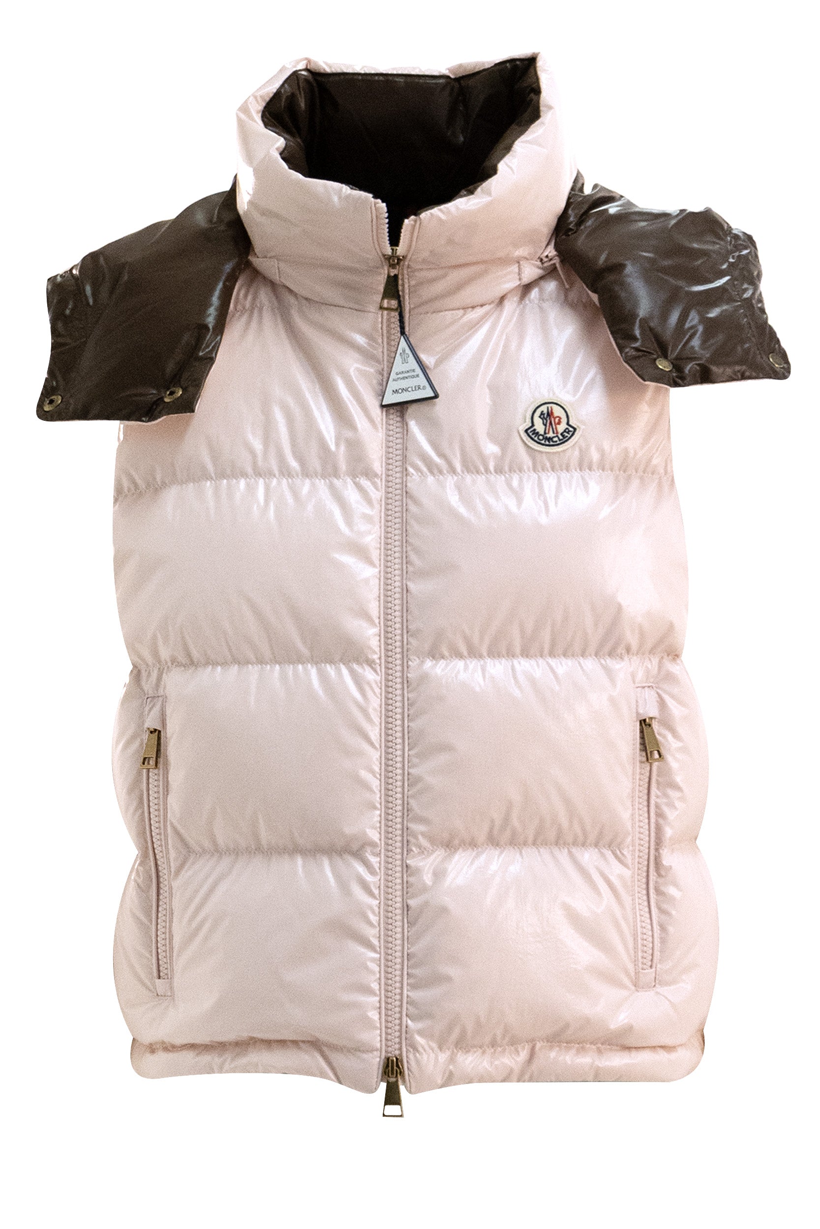 Gilet imbottito Niverolle in nylon di colore rosa<BR/> 1A000-05 597EU 519 MONCLER