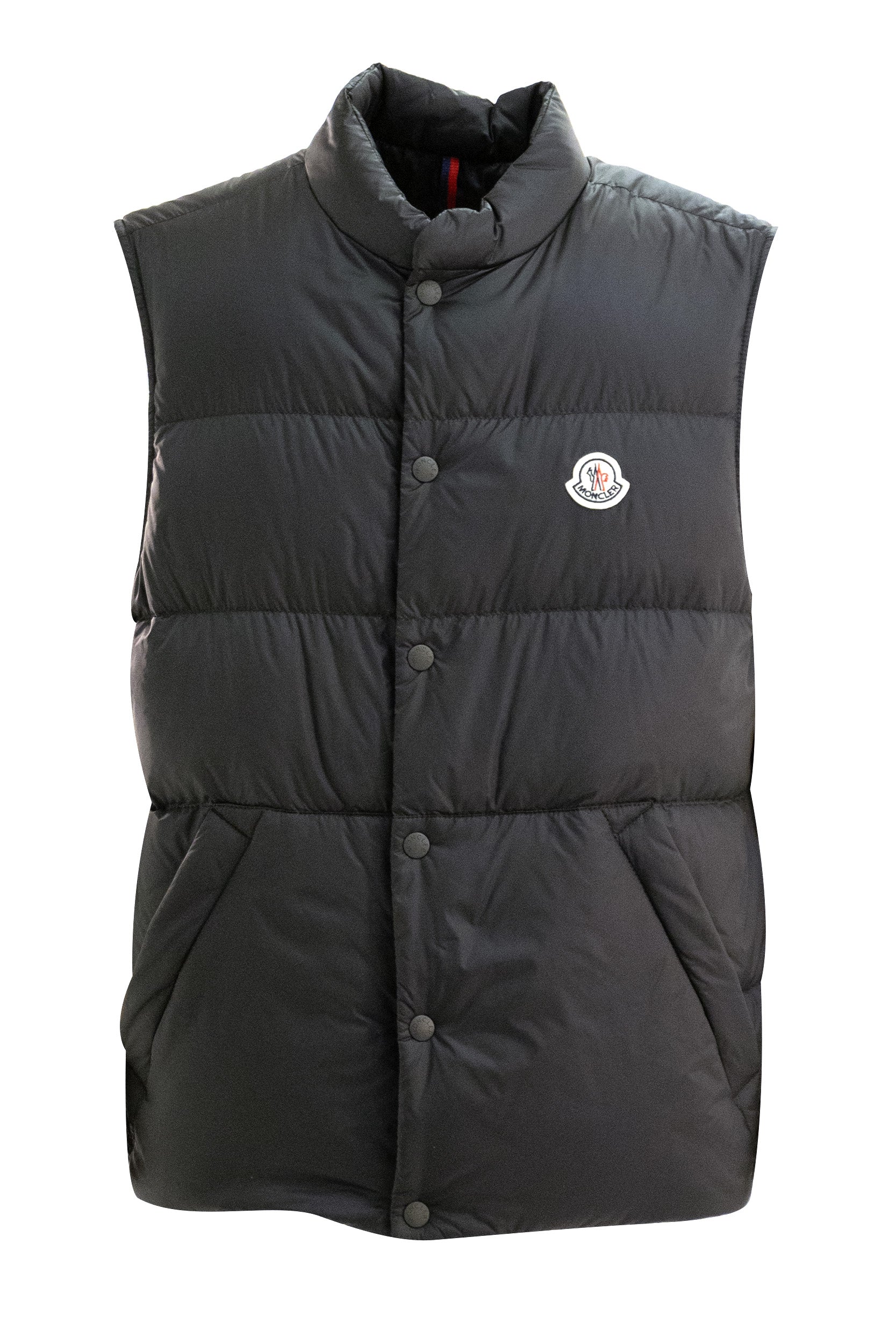 Gilet imbottito Tuquerouye in longue saison di colore nero<BR/> 1A000-28 597YF 999 MONCLER
