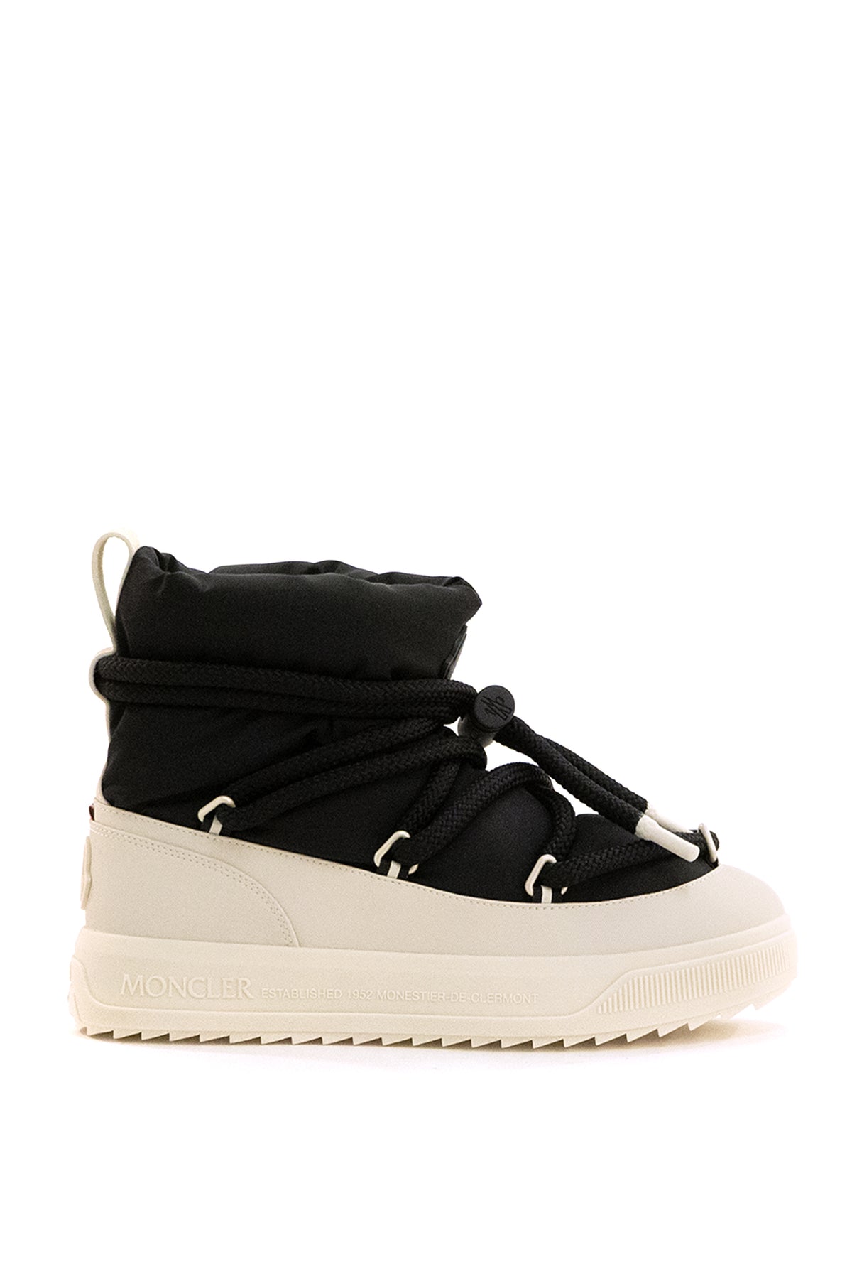 MONCLER Stivali da neve Altive Mid in tessuto di colore nero