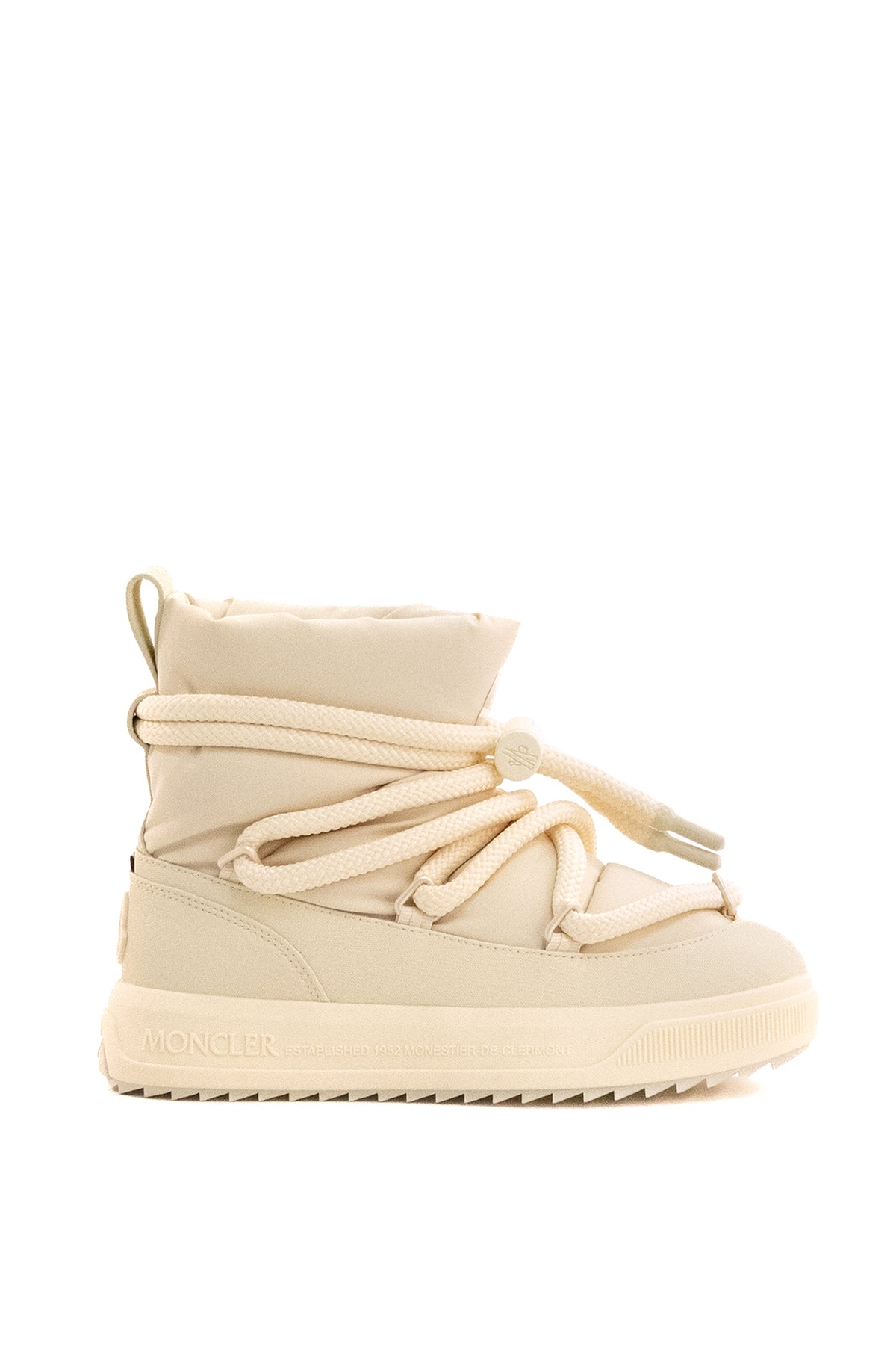 MONCLER Stivali da neve Altive Mid in tessuto di colore beige