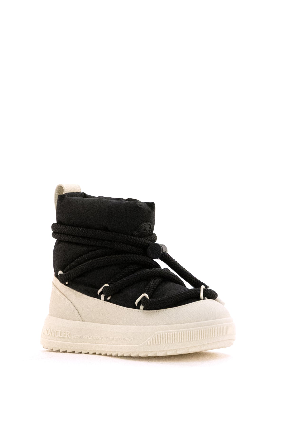MONCLER Stivali da neve Altive Mid in tessuto di colore nero, vista 2