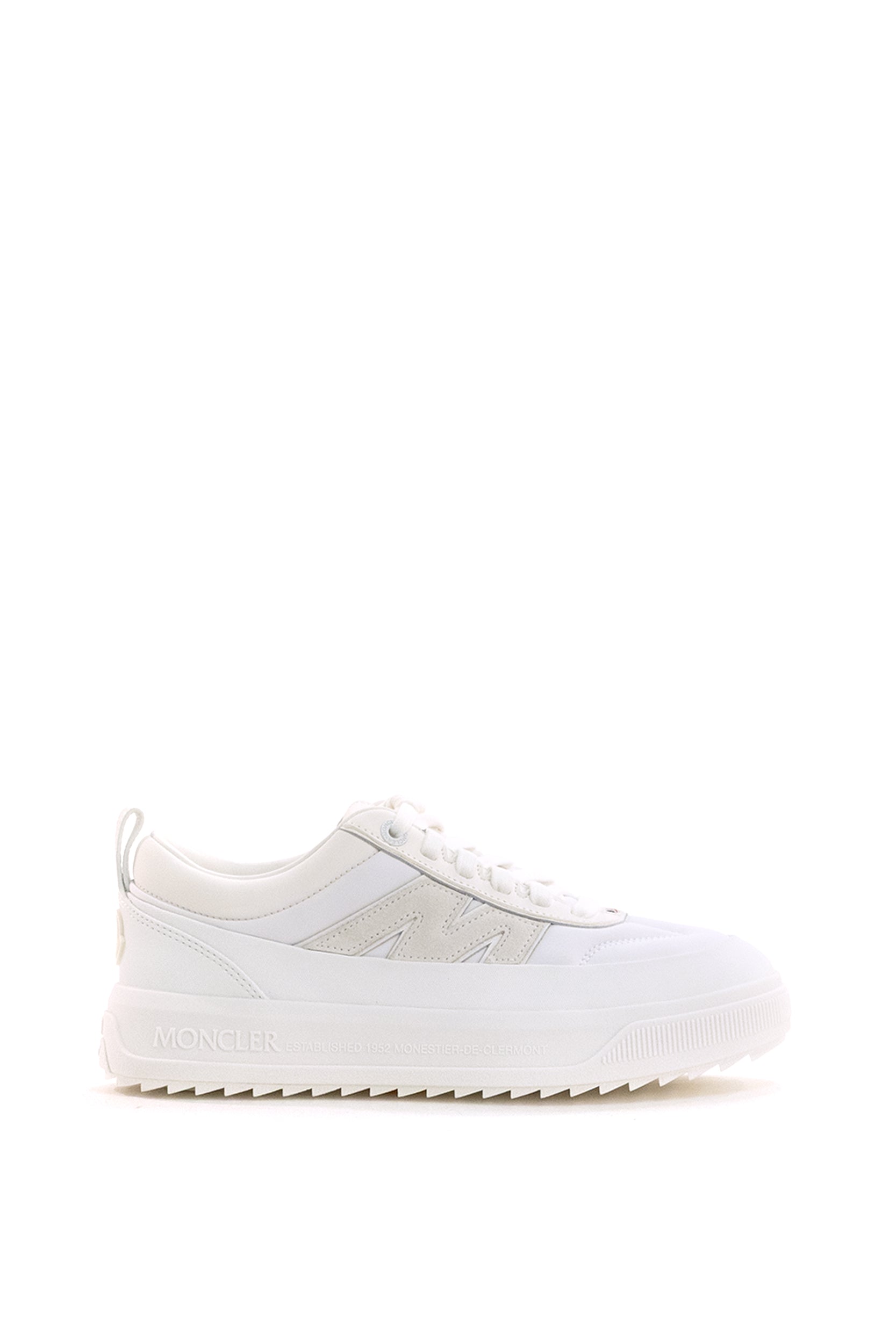Sneakers Altive in nylon e suede di colore bianco<BR/> 4M001-90 N0565 001 MONCLER