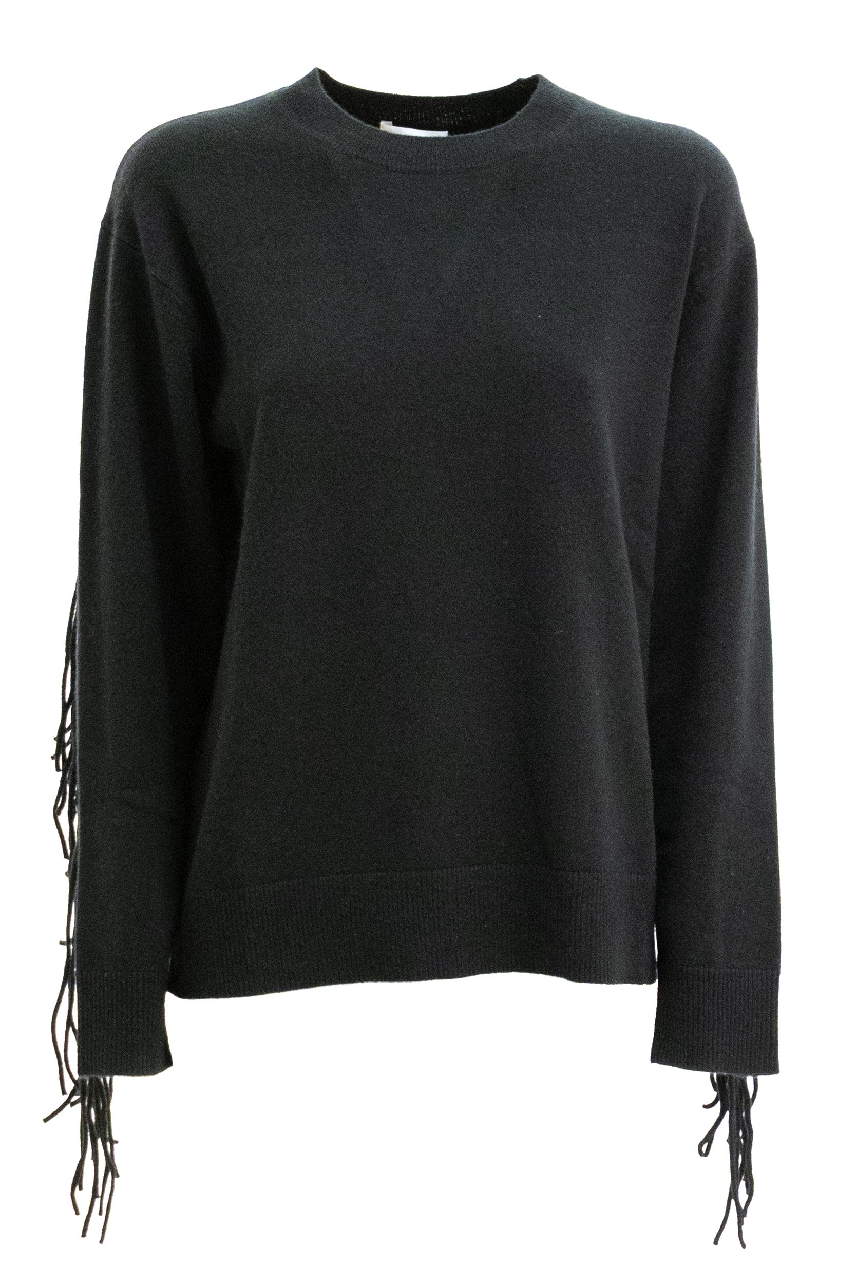 Pullover in cashmere di colore nero<BR/> WITHOUT-D541523 013 P.A.R.O.S.H.