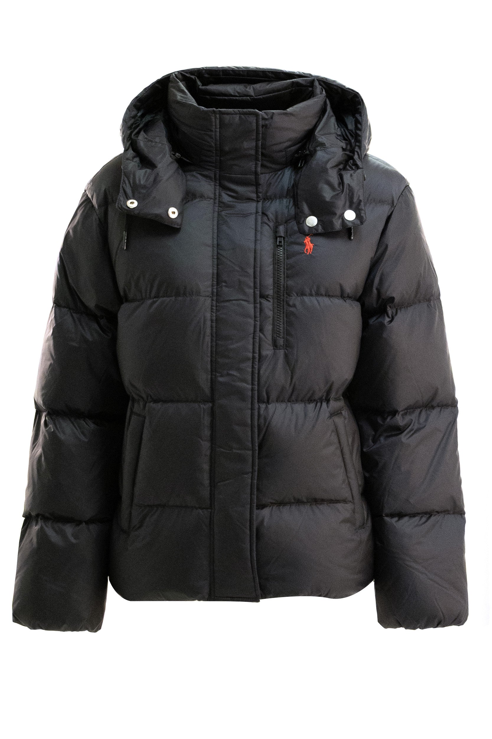 Piumino in nylon di colore nero<BR/> 211932183002 POLO BLACK POLO RALPH LAUREN