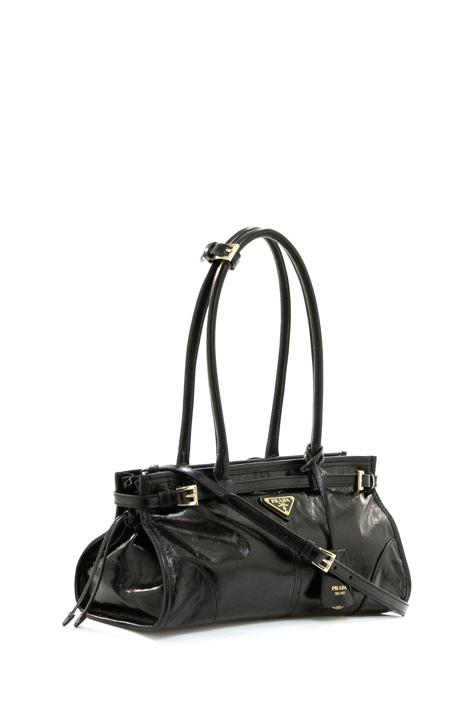 Borsa a Mano Prada Bonnie Medium in Pelle<BR/> 1BA426 V MOM 2CYR F0002 PRADA