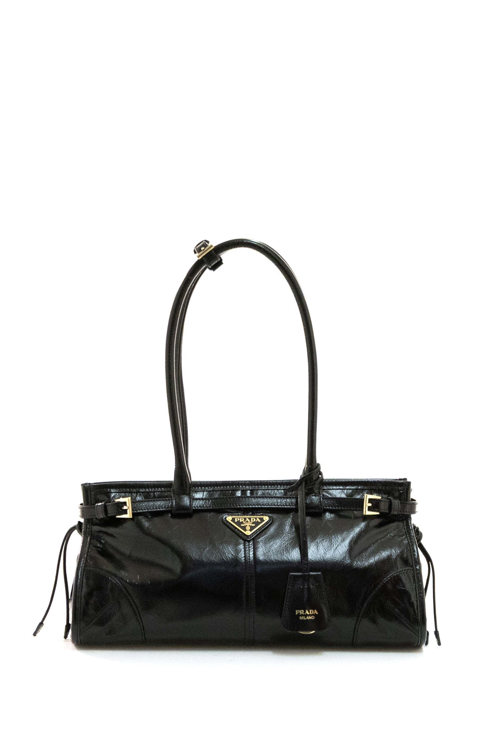 Borsa a Mano Prada Bonnie Medium in Pelle<BR/> 1BA426 V MOM 2CYR F0002 PRADA