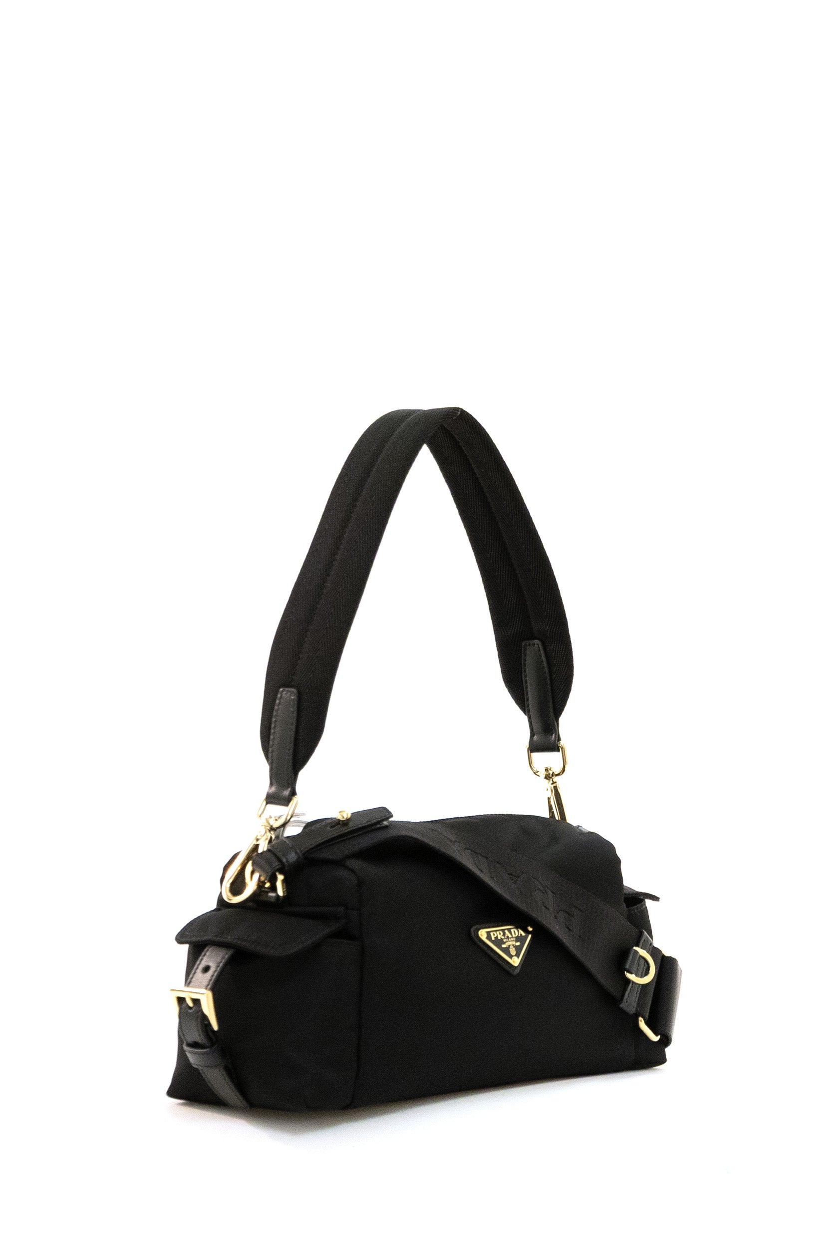 Borsa Prada Explore medium in Re-Nylon di colore nero<BR/> 1BH232 V NOO RDLN F0002 PRADA