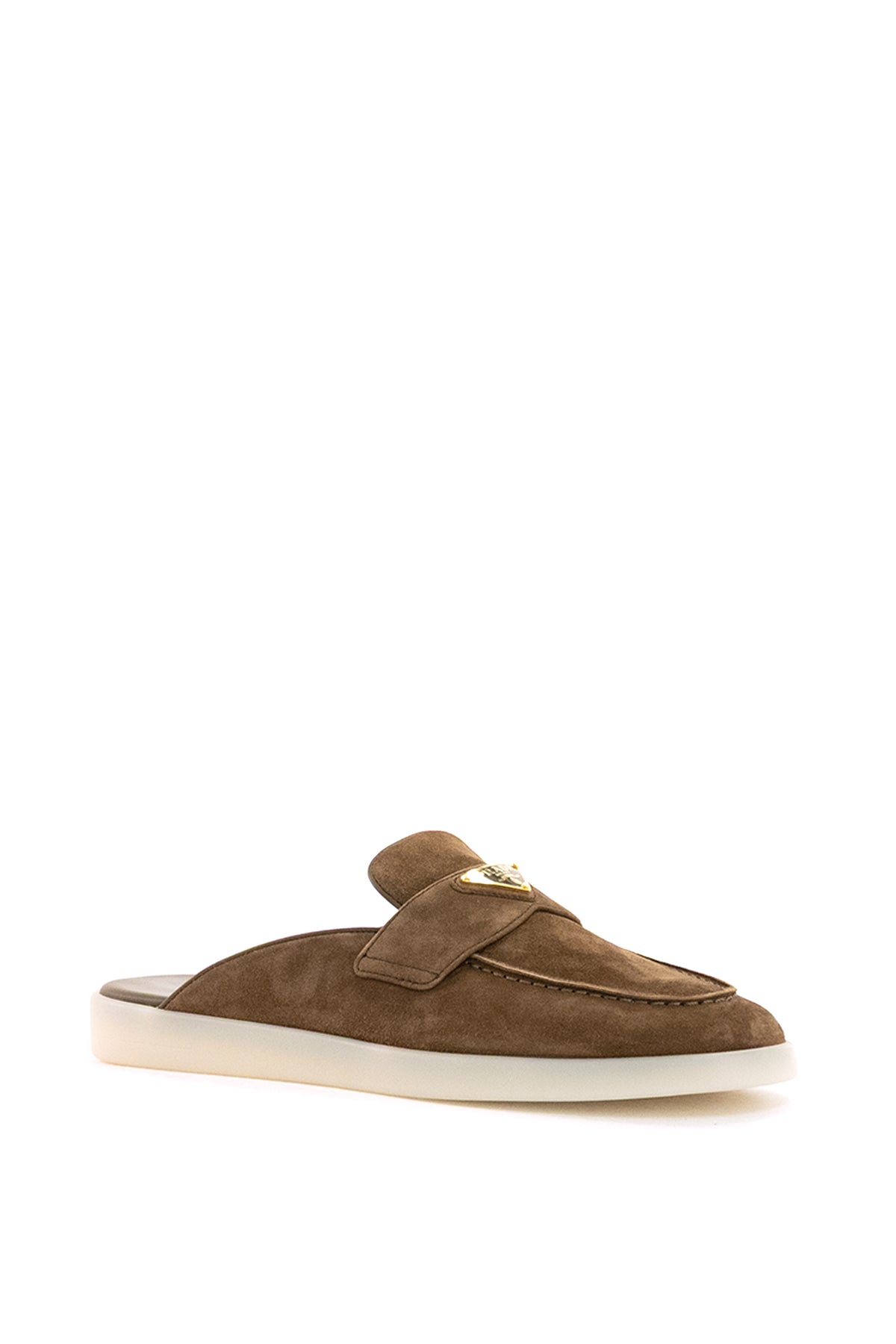 PRADA Brown suede clogs, view 2