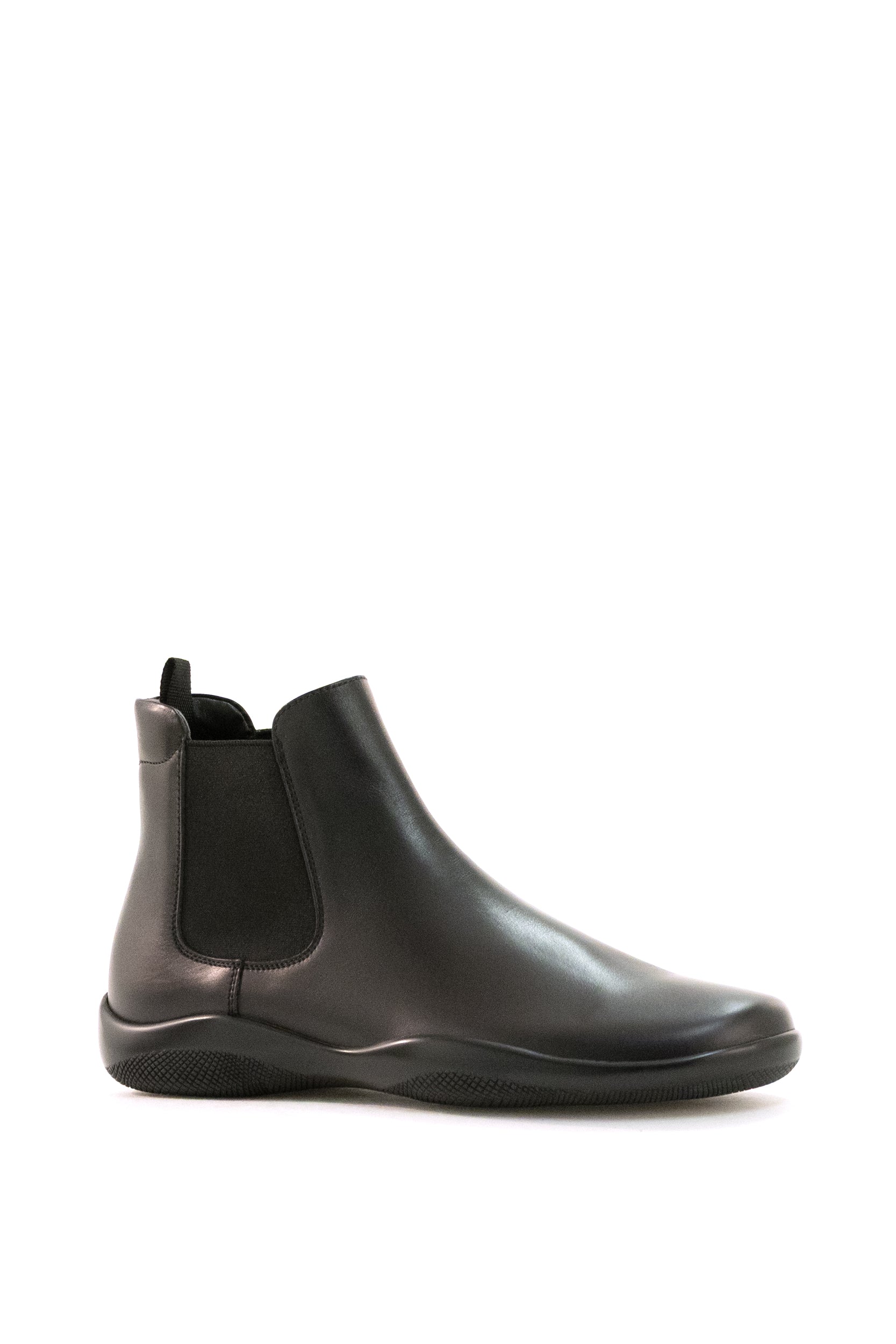 Stivaletti in pelle di colore nero<BR/> PS1186 F D001 070 F0002 PRADA