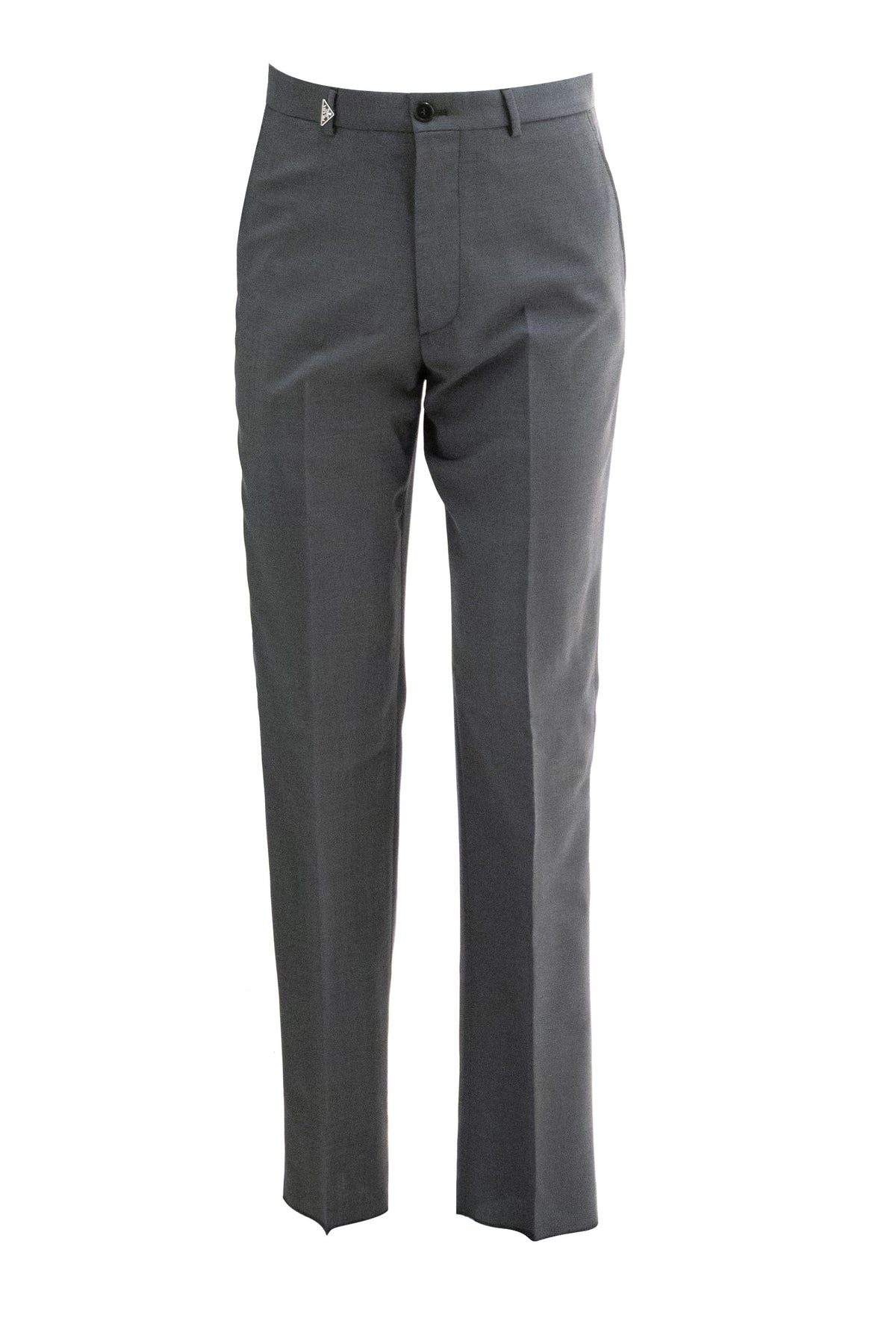 PRADA Pantaloni in lana mohair di coloore grigio
