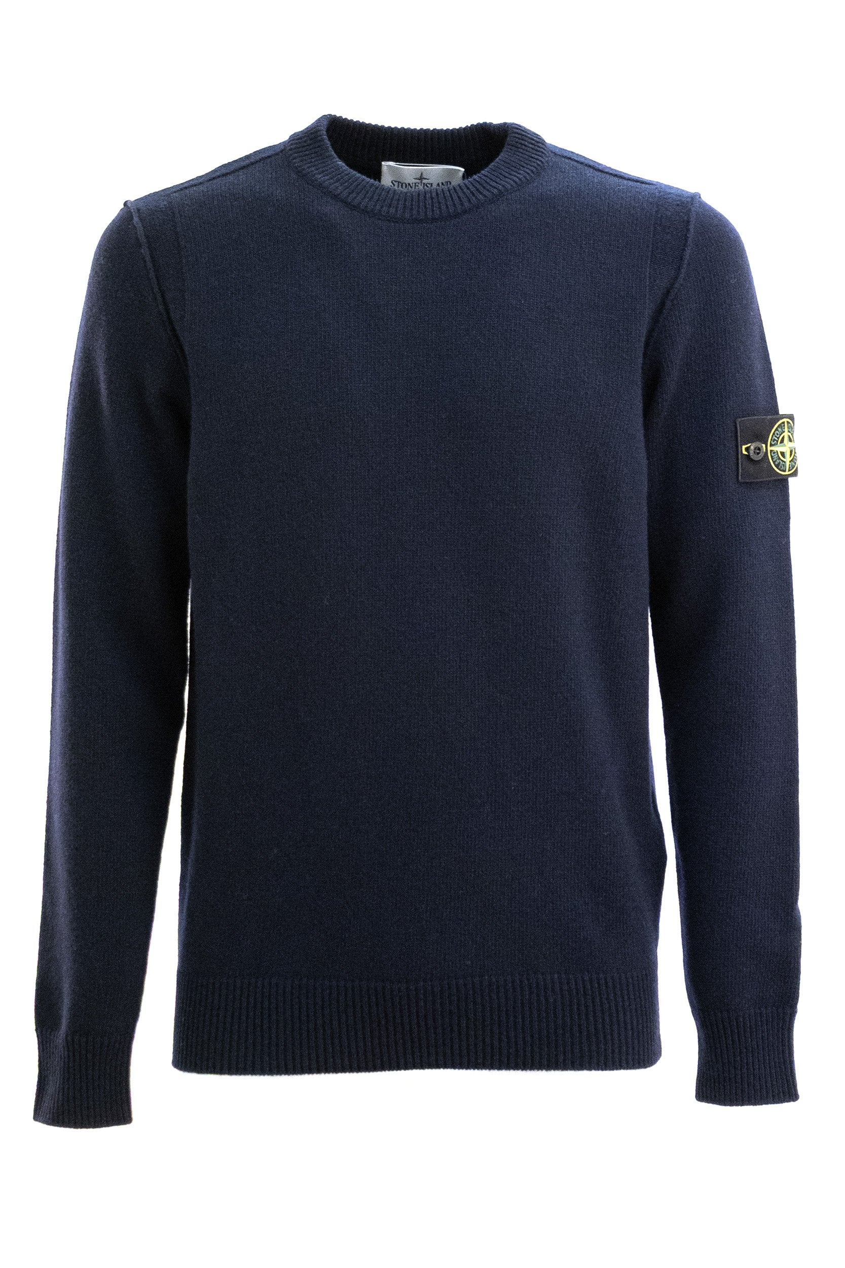Maglione Girocollo in Lana<BR/> L2S155100072 S00A3 V0020 STONE ISLAND