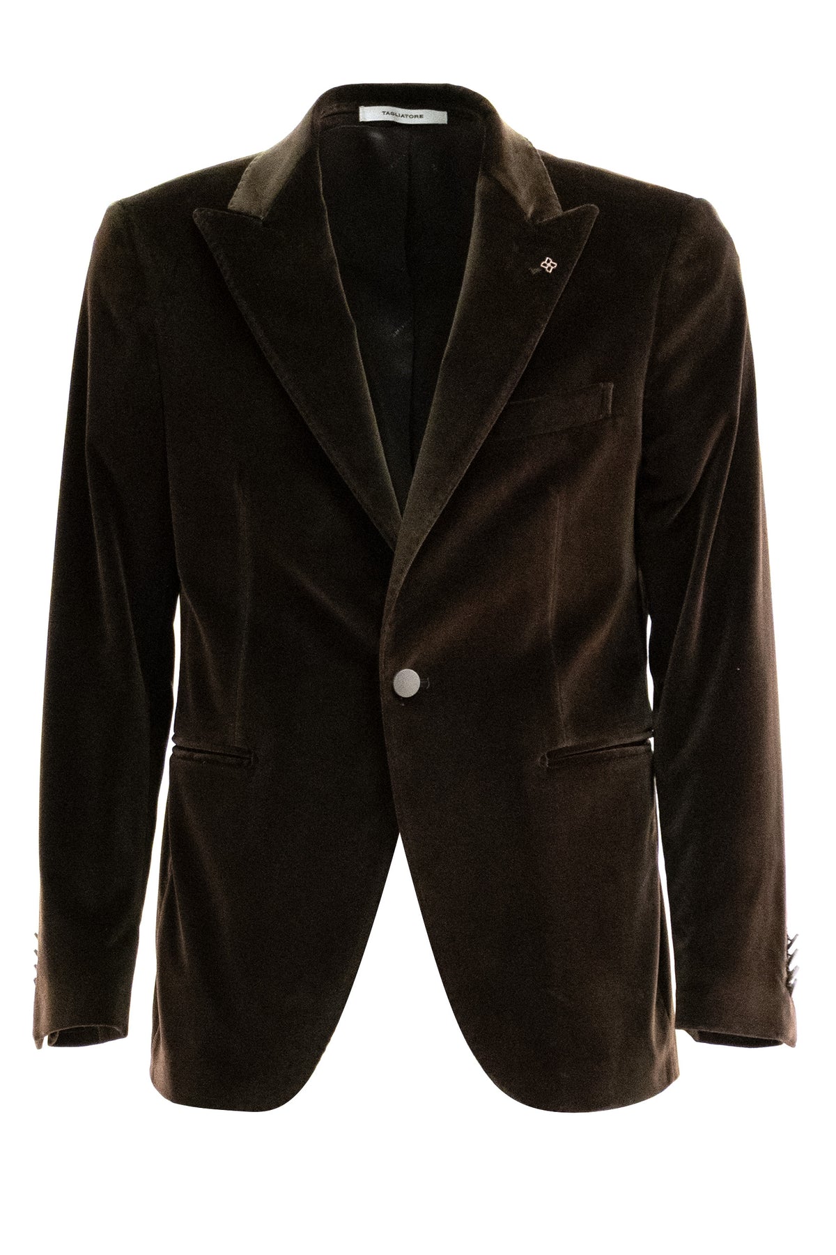 TAGLIATORE Brown velvet jacket