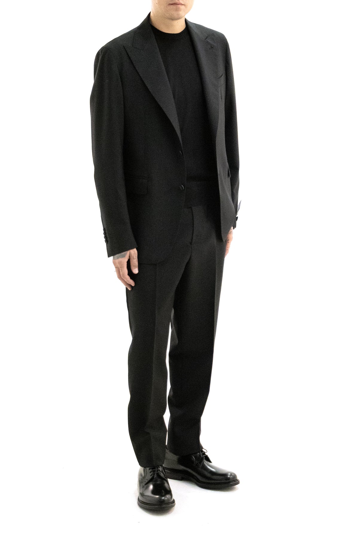 TAGLIATORE Black wool jacket, view 2