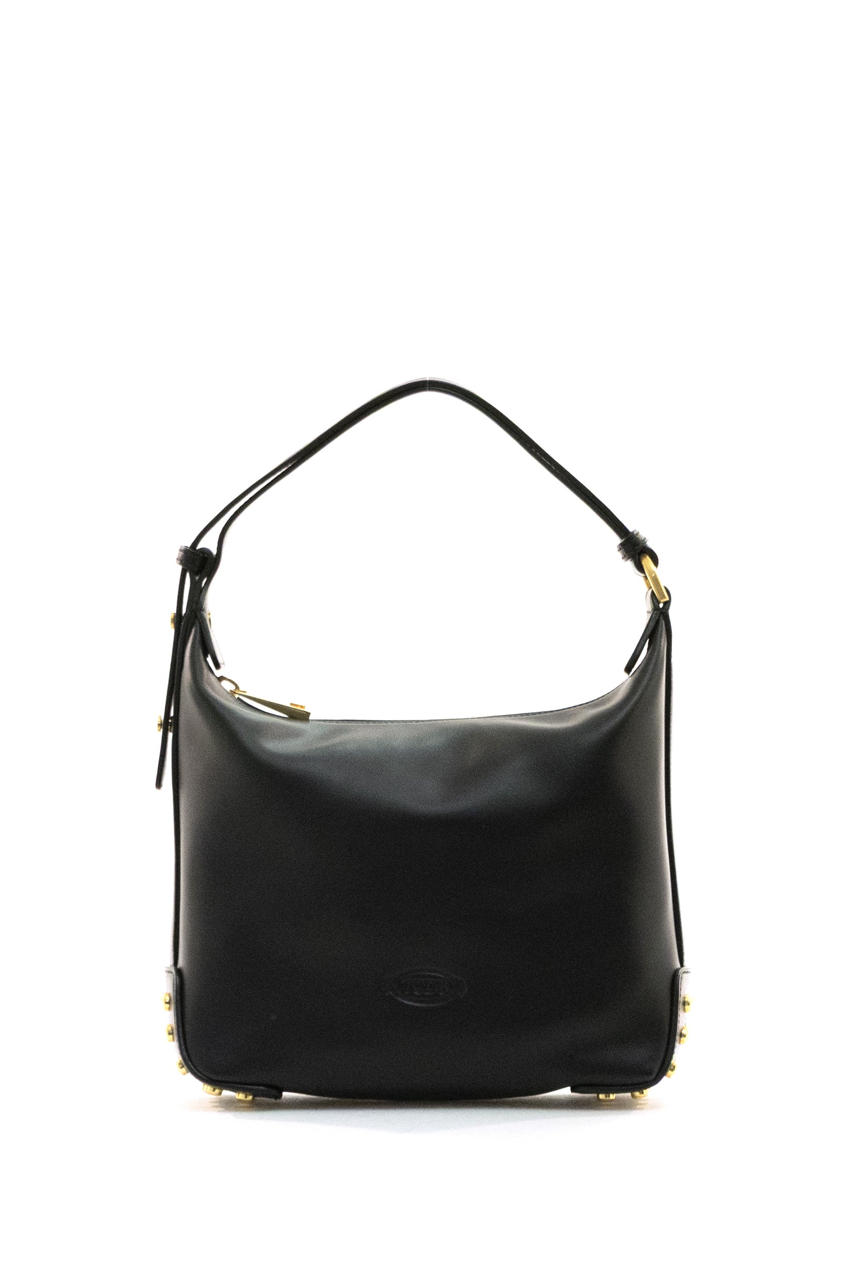 TOD'S Black leather shoulder bag