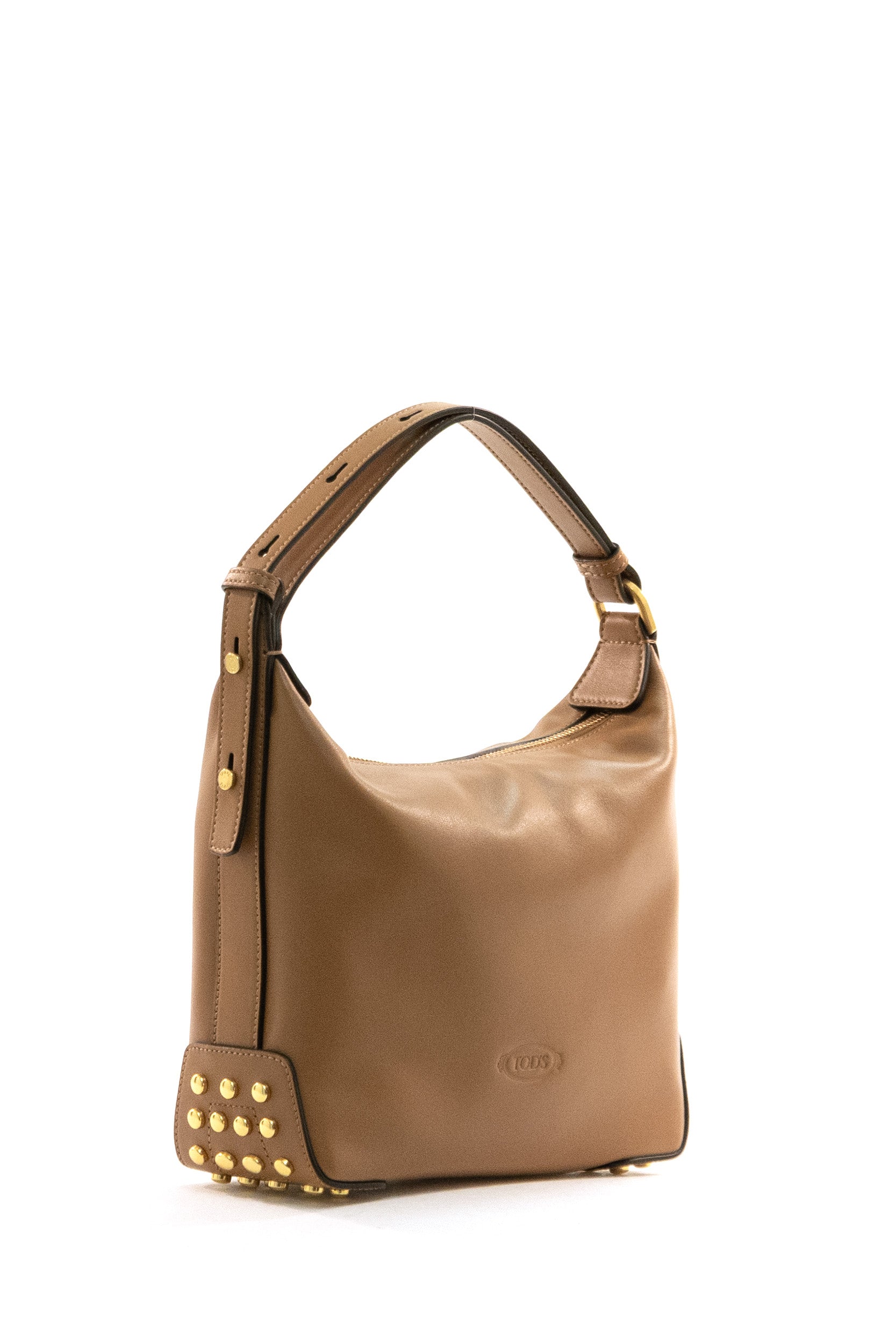 TOD'S Brown leather shoulder bag, view 2